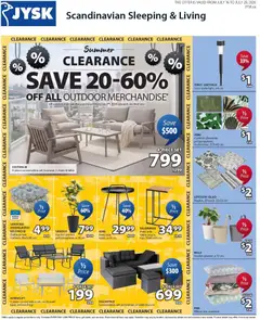 Preview of JYSK weekly flyer from shop JYSK valid from Jul 16, 2026