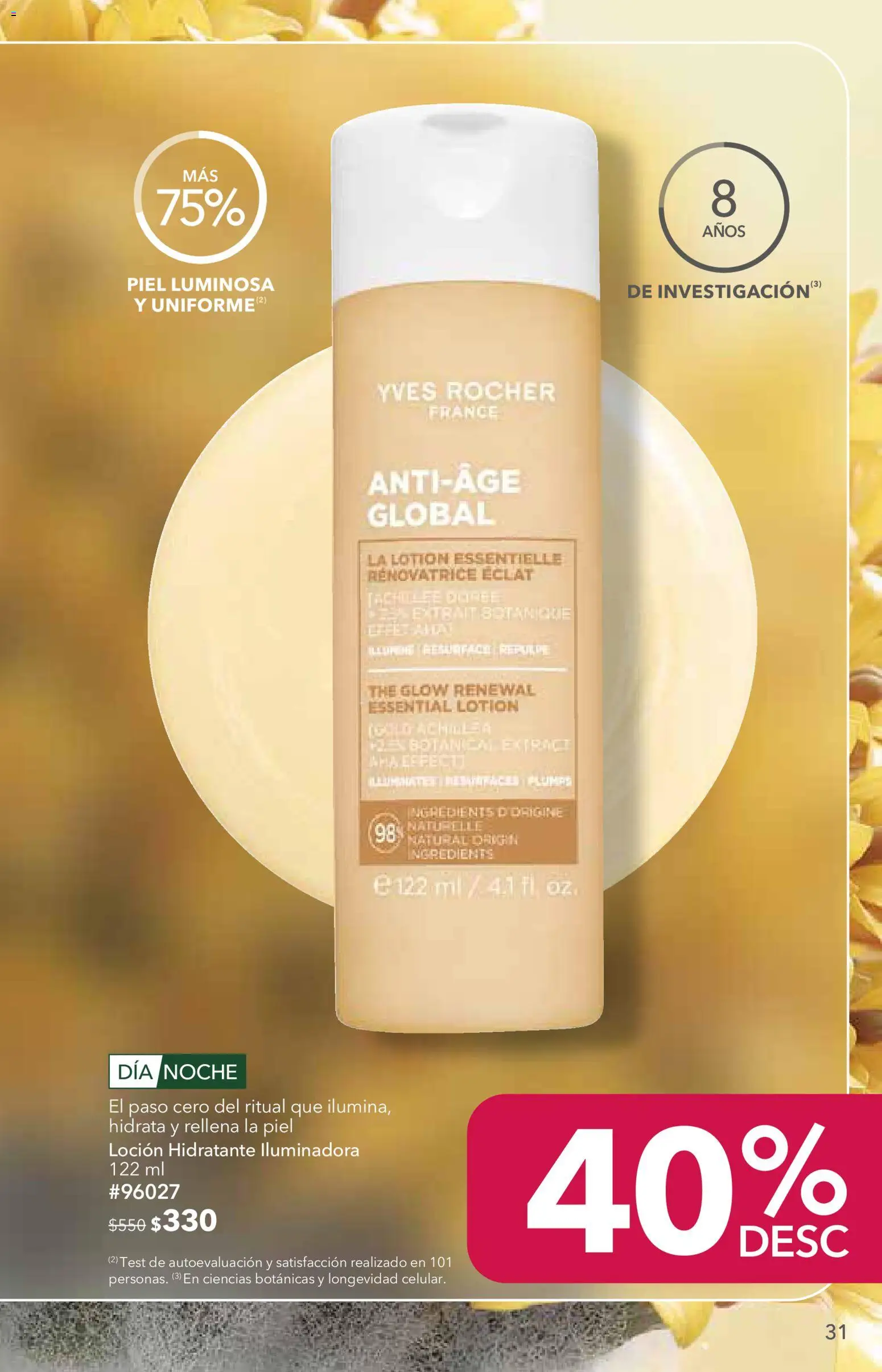 Nuevas ofertas de Yves Rocher válidas en toda la República Mexicana desde el 02/06/2026. ¡Encuentra las mejores ofertas en Yves Rocher campaña 8 2026! | Página: 31 | Productos: Loción