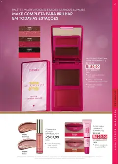 Eudora - Revista 9/2026 - Pré-Visualização do folheto da loja Eudora, válido de 04.06.2026 | Página: 57 | Produtos: Maquiagem, Blush, Óleo, Iluminador