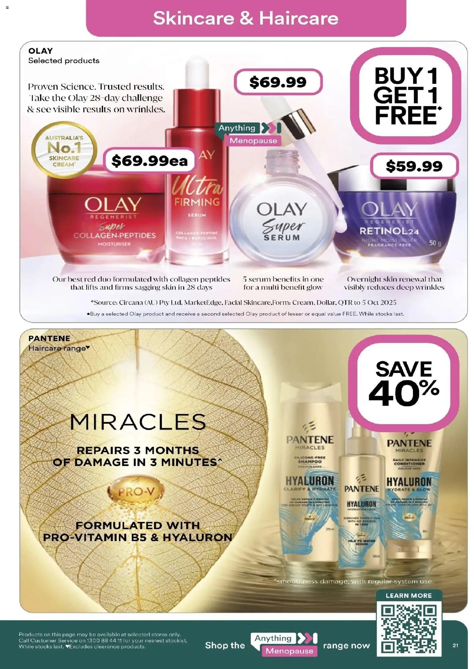 Priceline Pharmacy catalogue - valid from 19.02.2026 | Page: 21 | Products: Conditioner, Moisturiser, Water, Collagen