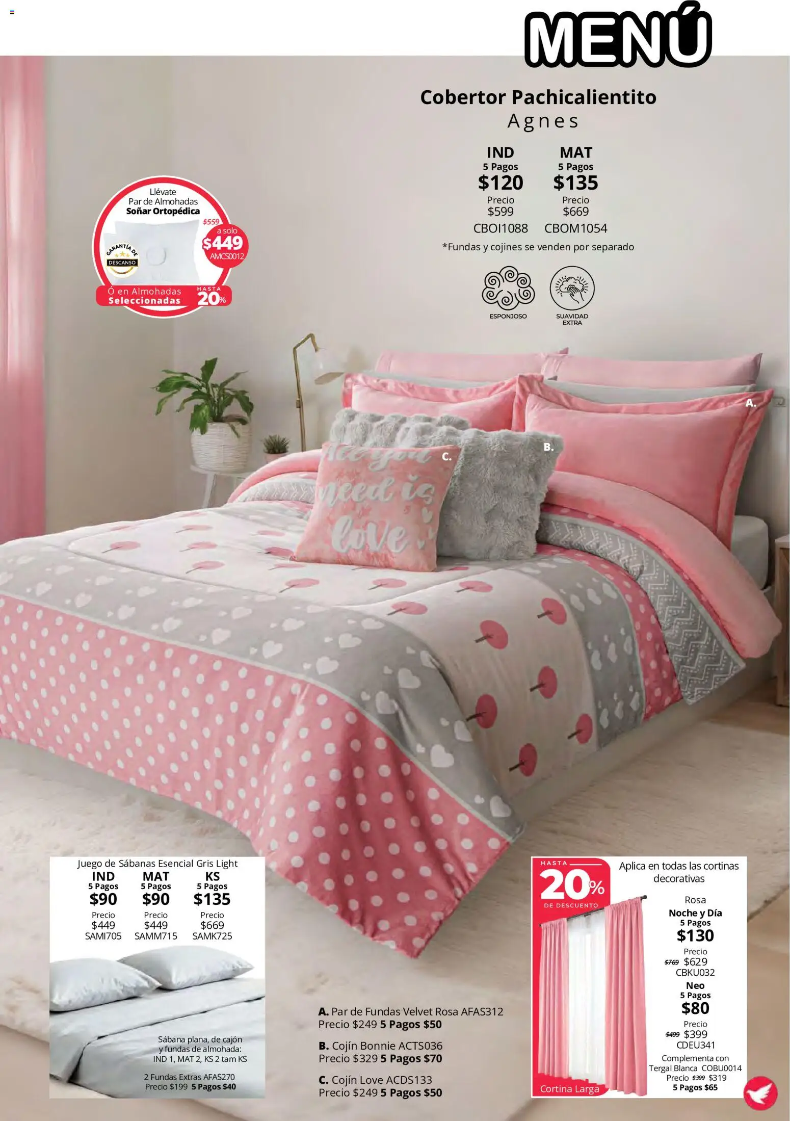 Nuevas ofertas de Colchas Concord válidas en toda la República Mexicana desde el 15/10/2026. ¡Encuentra las mejores ofertas en Colchas Concord catálogo Colección Cobertor Calor de Hogar! | Página: 13