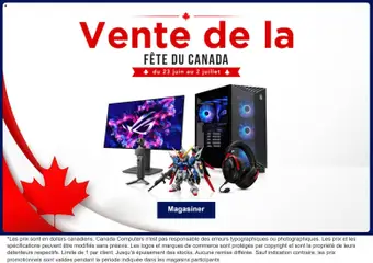 Preview of Canada Computers weekly flyer from shop Canada Computers valid from Jun 29, 2026