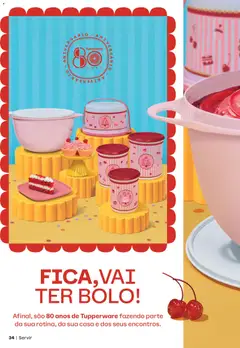Tupperware catálogo Vitrine 05 - Pré-Visualização do folheto da loja Tupperware, válido de 01.05.2026 | Página: 34 | Produtos: Bolo