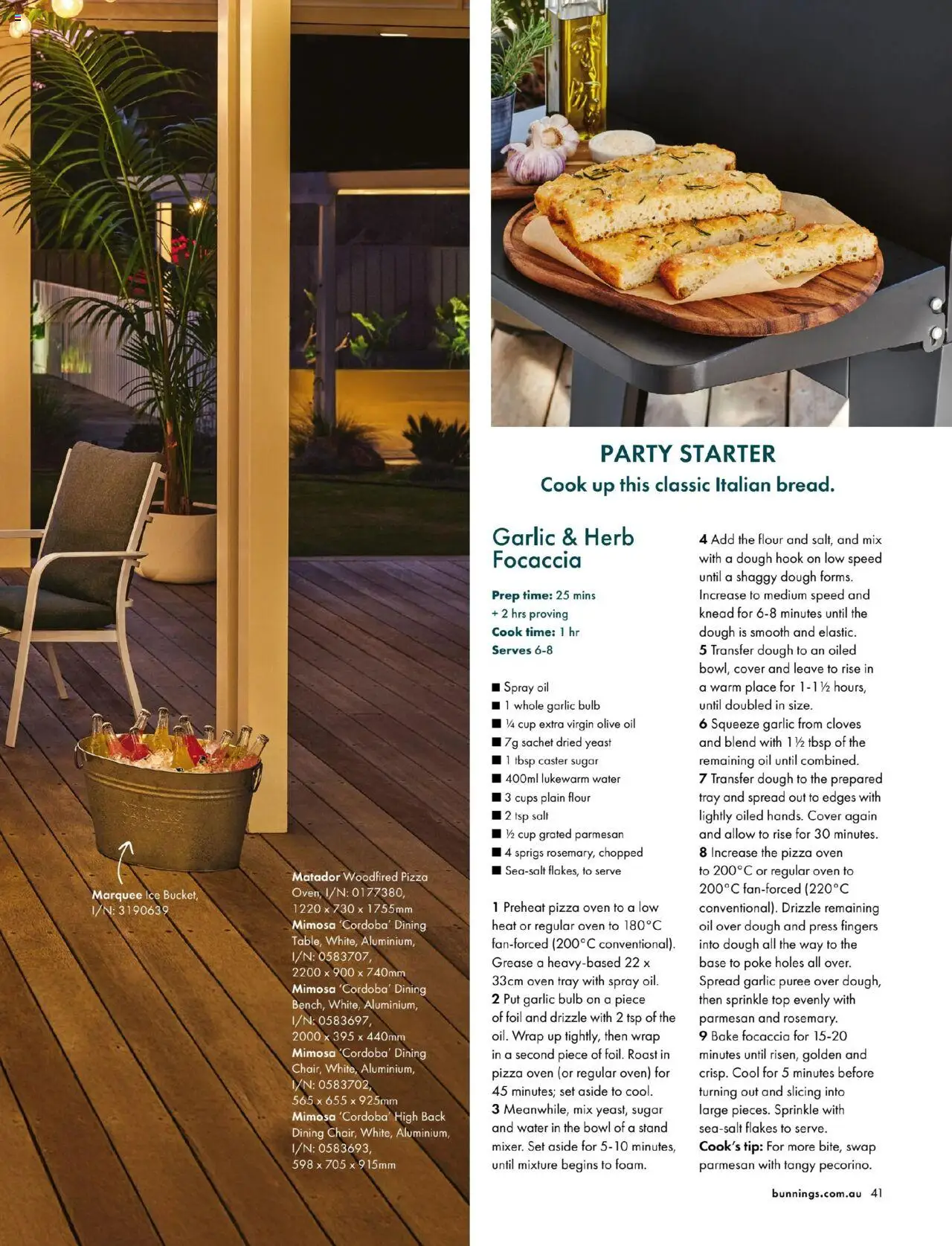 Bunnings Warehouse catalogue - valid from 25/08/2025 | Page: 41 | Products: Pizza, Yeast, Dough, Press