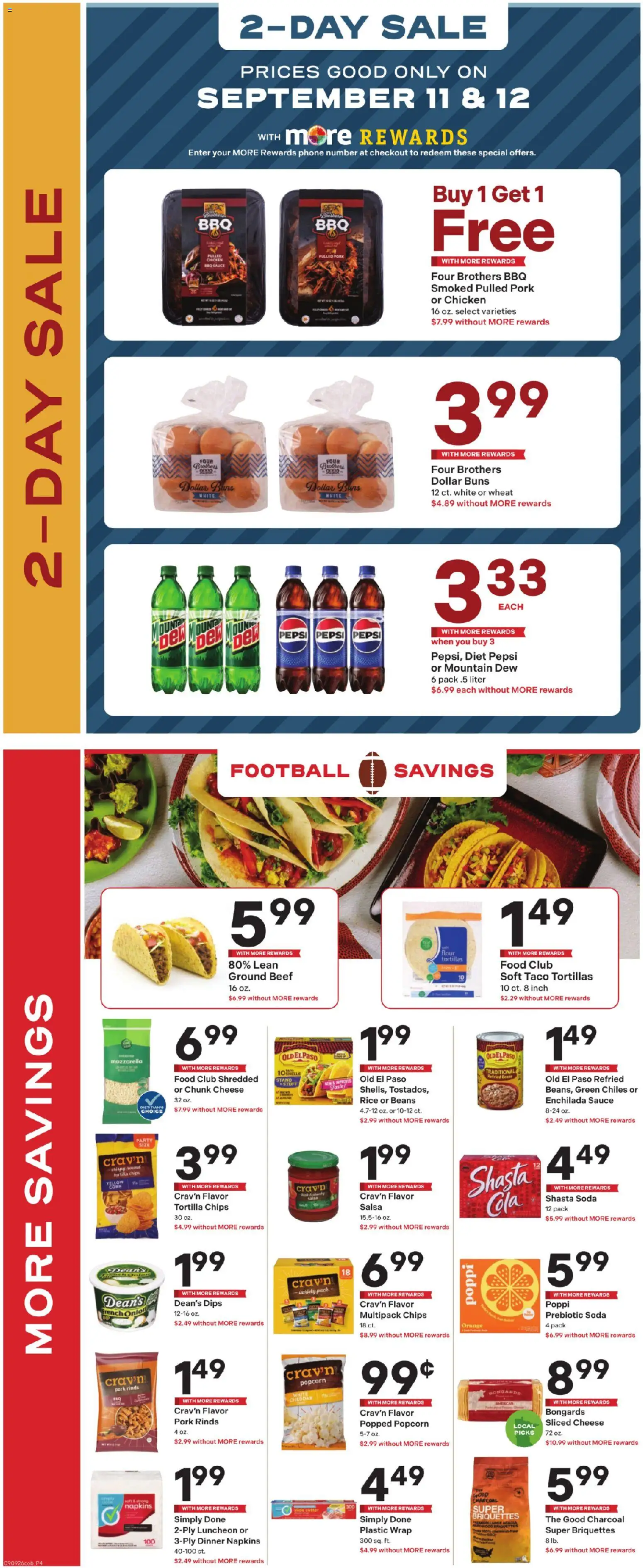 Coborn's Weekly Ad - valid from 09/09/2026 | Page: 6 | Products: Briquettes, Chicken, Rice, Sauce