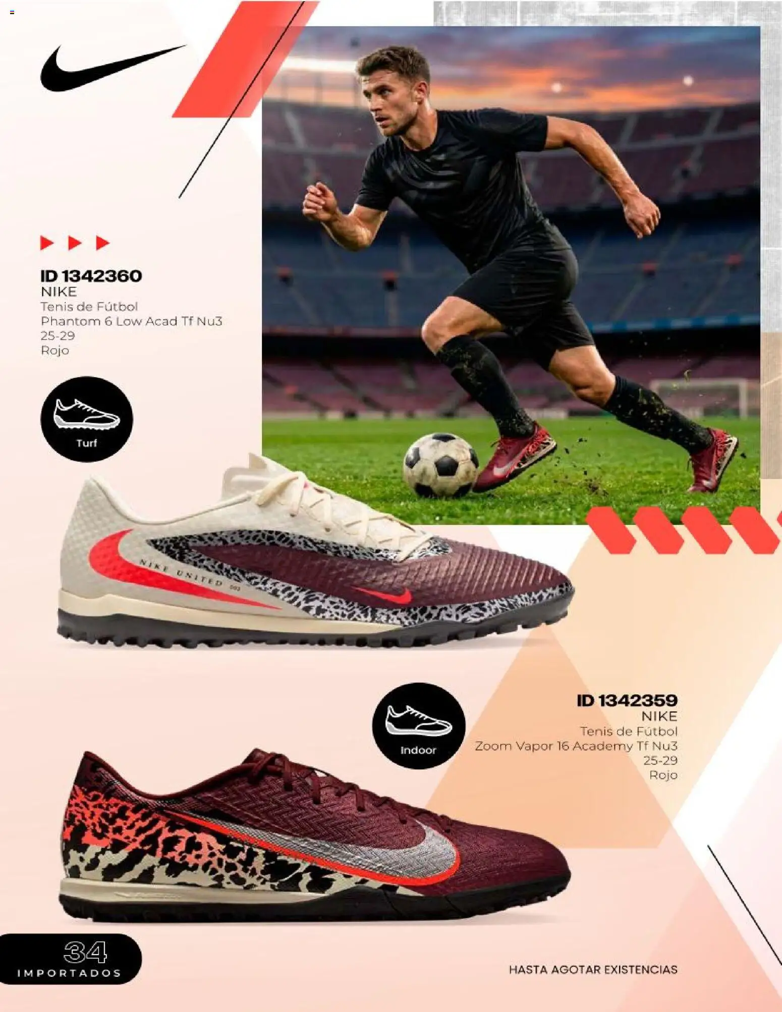 Nuevas ofertas de Price Shoes válidas en toda la República Mexicana desde el 04.06.2026. ¡Encuentra las mejores ofertas en Price Shoes catálogo Fútbol 2026! | Página: 34 | Productos: Tenis