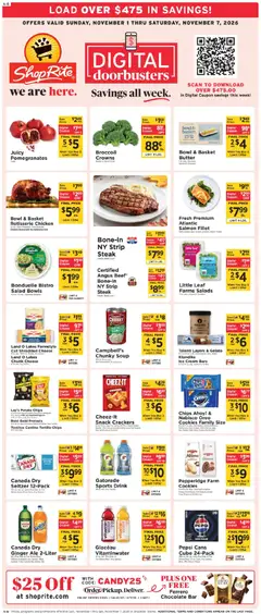 Preview of ShopRite weekly ads valid from 11/01/2026
