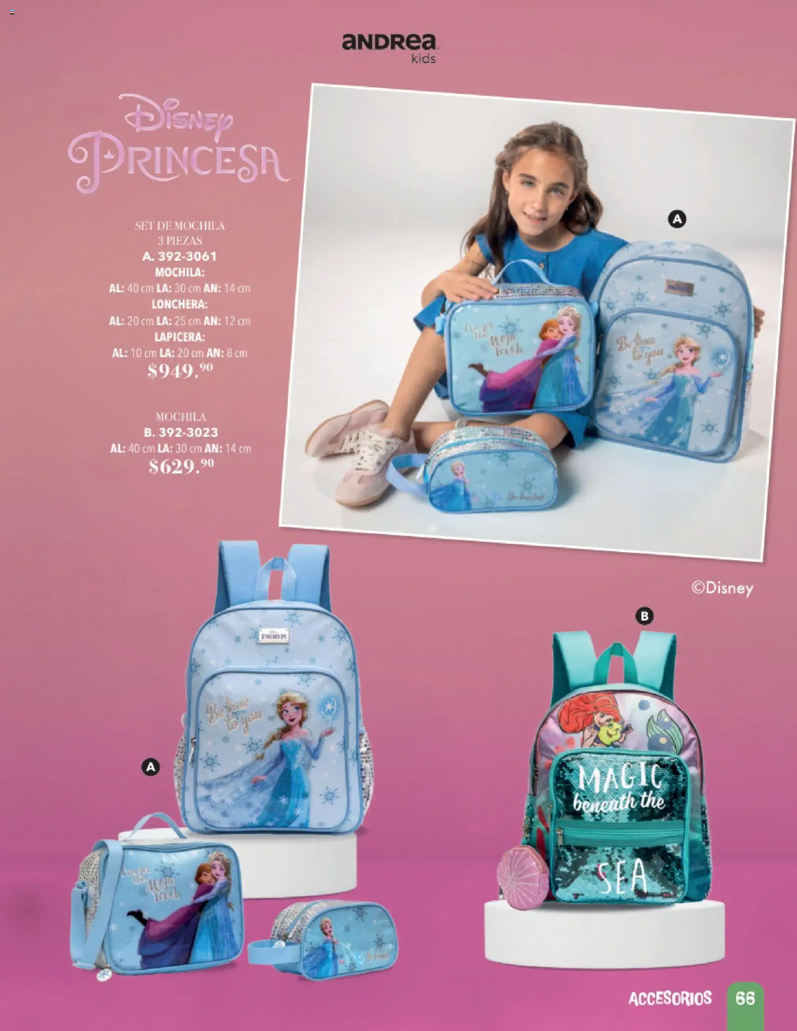Nuevas ofertas de Andrea válidas en toda la República Mexicana desde el 24/05/2026. ¡Encuentra las mejores ofertas en Andrea catálogo Accesorios para todos! | Página: 66 | Productos: Mochila