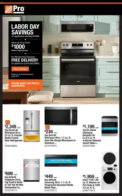 Preview of Home Depot weekly ads valid from 08/31/2026