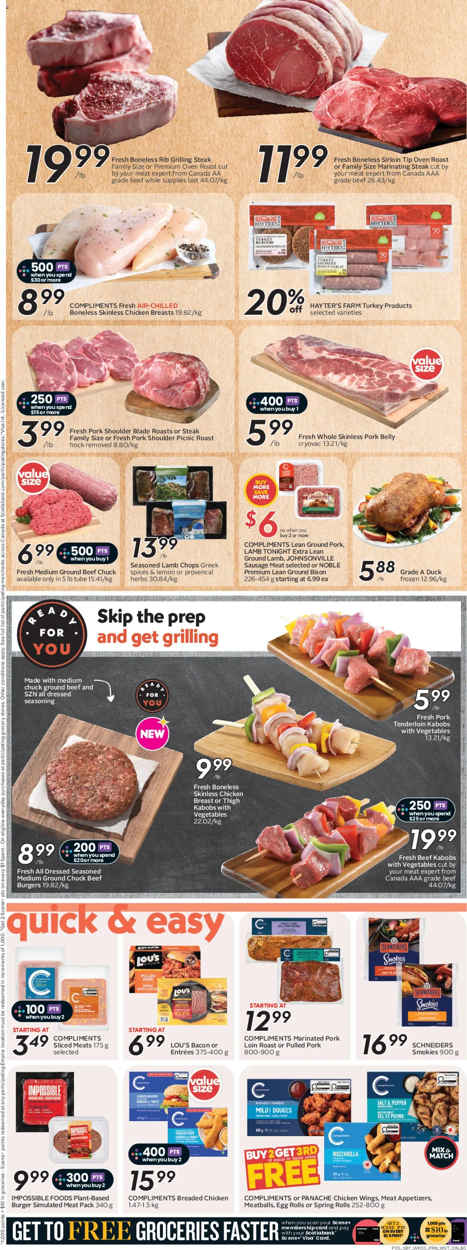 Safeway flyer valid from 14.05.2026 | Page: 8 | Products: Beef, Chicken breasts, Turkey, Pork