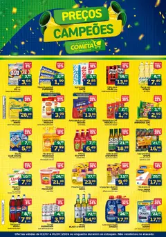 Cometa Supermercados ofertas Preços Campeões - Pré-Visualização do folheto da loja Cometa Supermercados, válido de 03/07/2026 | Página: 1