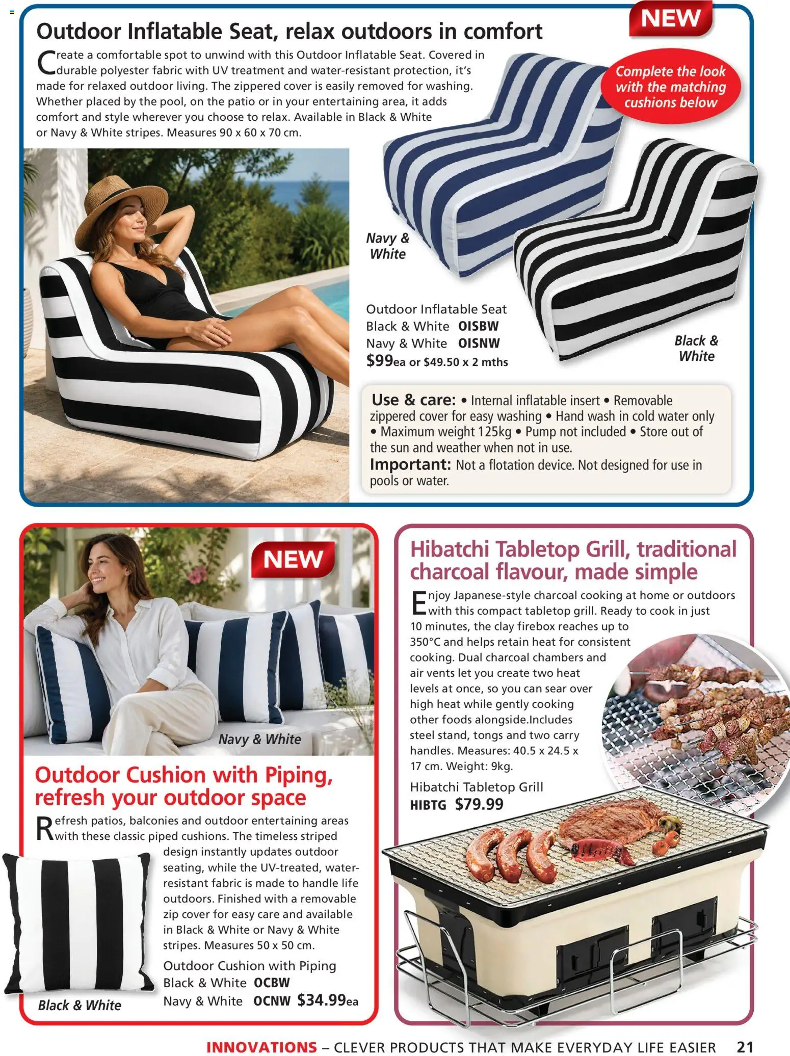 Innovations catalogue - valid from 21/09/2026 | Page: 21 | Products: Clay, Weight, Treatment, Charcoal