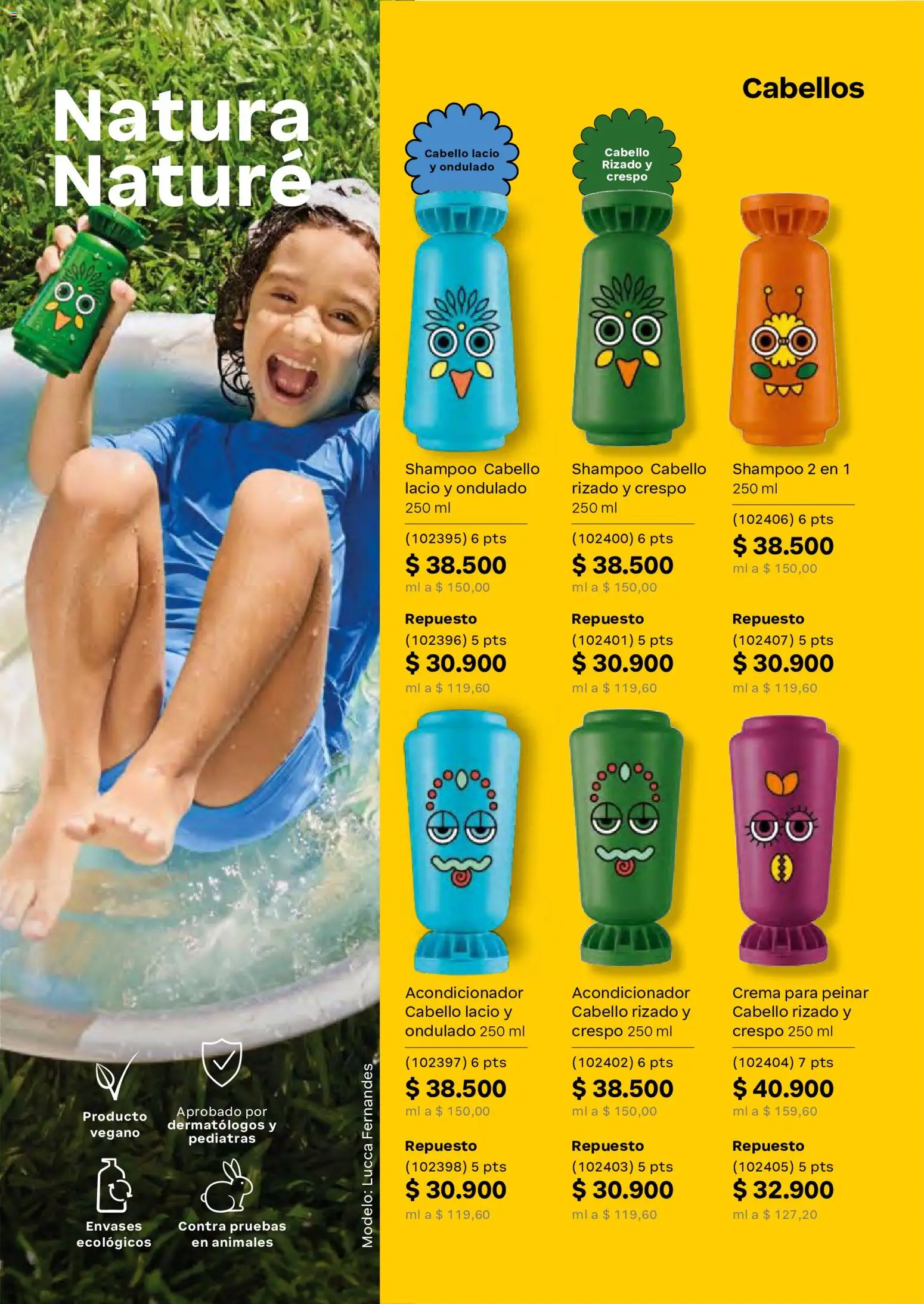 Natura revista - valida desde el 29.04.2026 | Página: 159 | Productos: Crema, Shampoo, Acondicionador