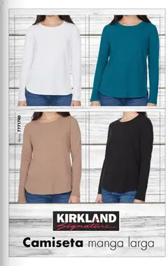 Vista previa de Camiseta manga larga, Camiseta de manga larga en color blanco., nuevo folleto de la tienda, válido en México a partir del 01/07/2026 | Página: 49 | Productos: Manga, Camiseta