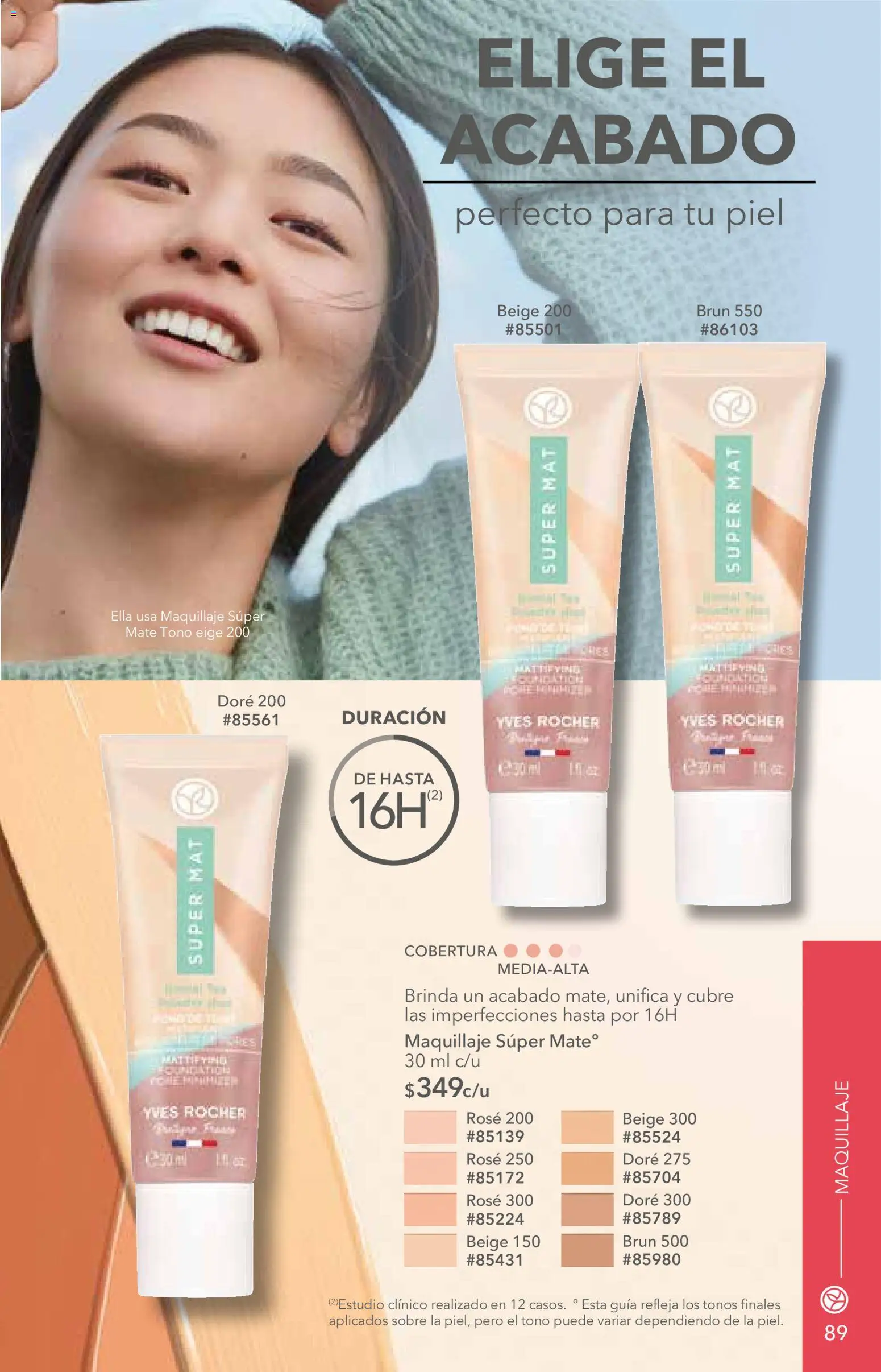 Nuevas ofertas de Yves Rocher válidas en toda la República Mexicana desde el 06/10/2026. ¡Encuentra las mejores ofertas en Yves Rocher campaña 14 2026! | Página: 91 | Productos: Mate, Maquillaje, Sobre