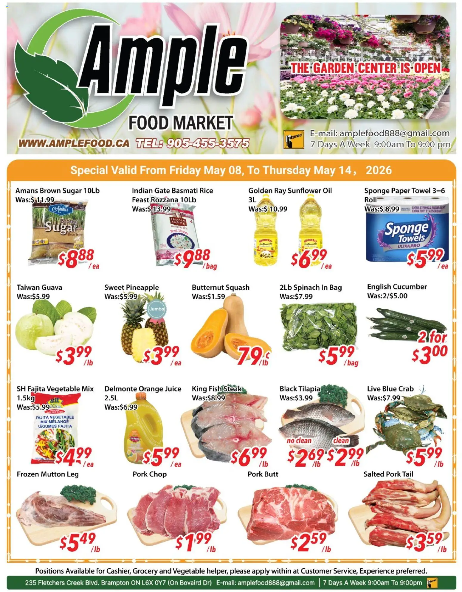 Ample Food Market flyer valid from 08.05.2026 | Page: 1