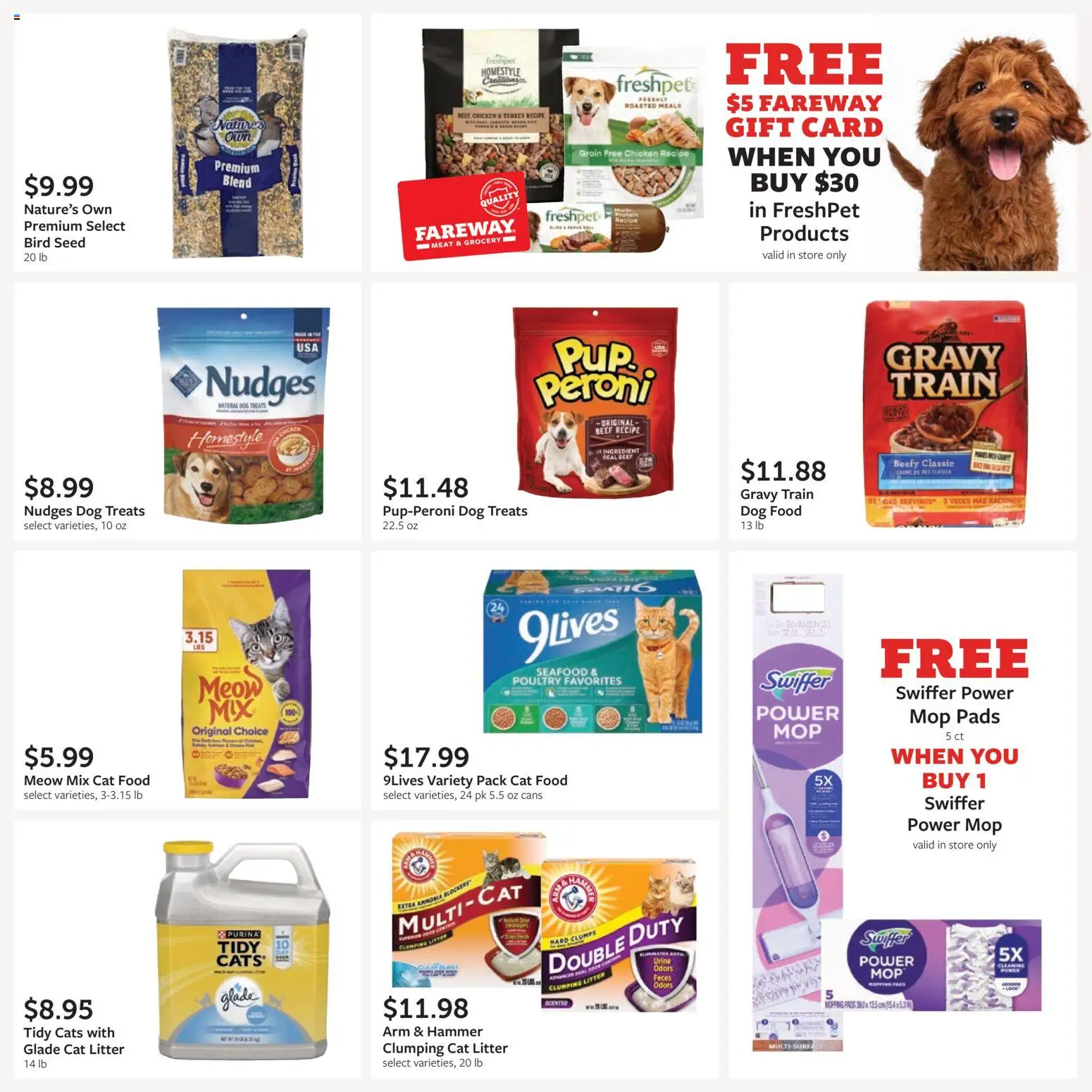 Fareway Monthly Ad - valid from 09/28/2026 | Page: 38 | Products: Cat Food, Meat, Seafood, Poultry
