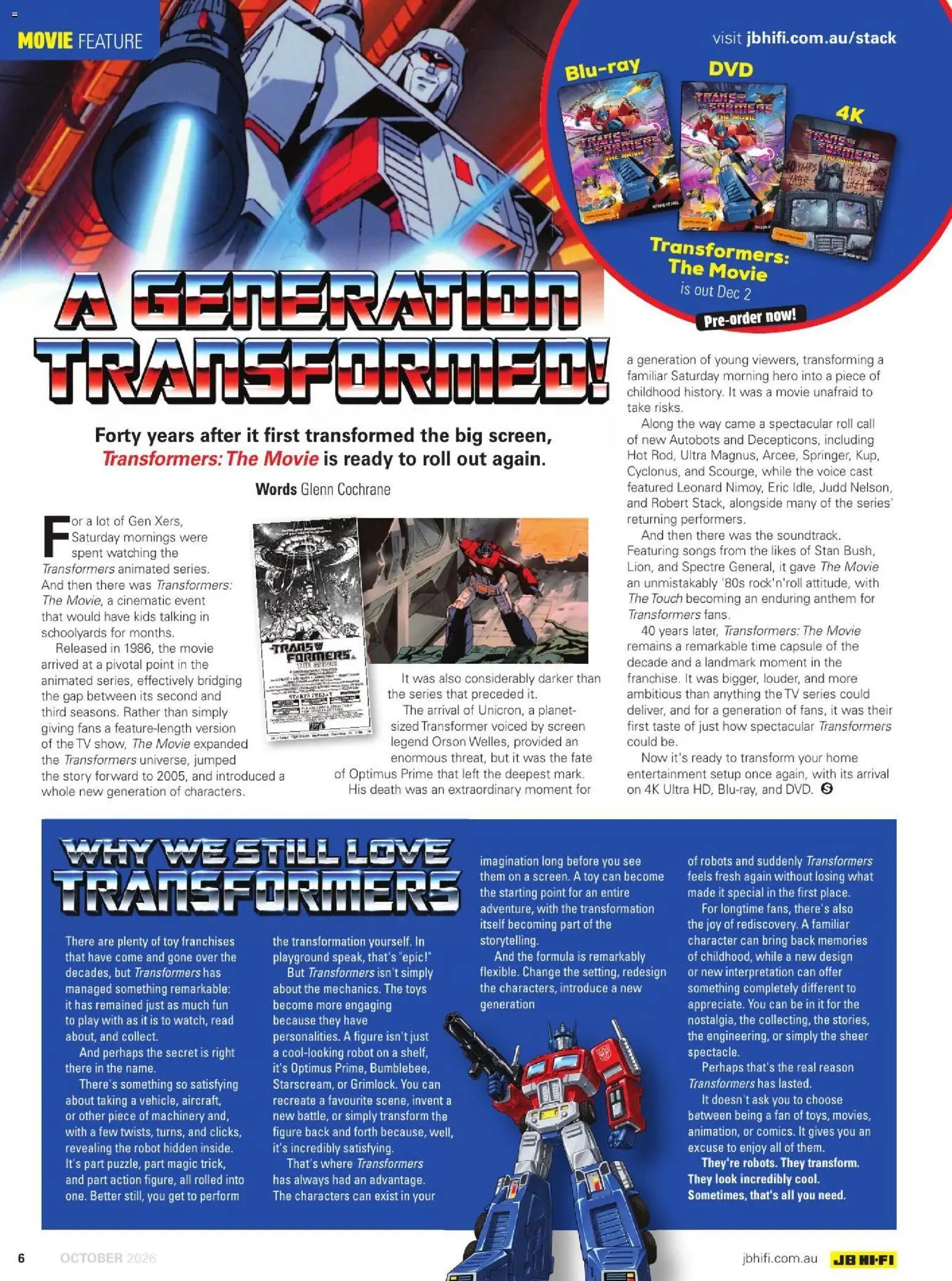JB Hi-Fi catalogue - valid from 01/10/2026 | Page: 6 | Products: Transformer, Fan, Robot, Screen