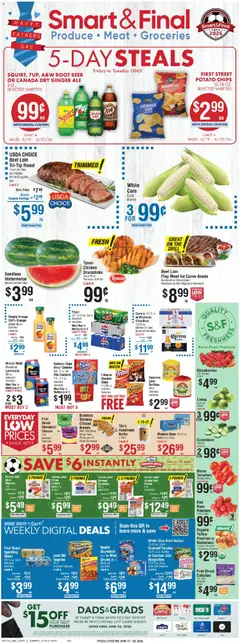 Preview of Smart & Final weekly ads valid from 19.06.2026