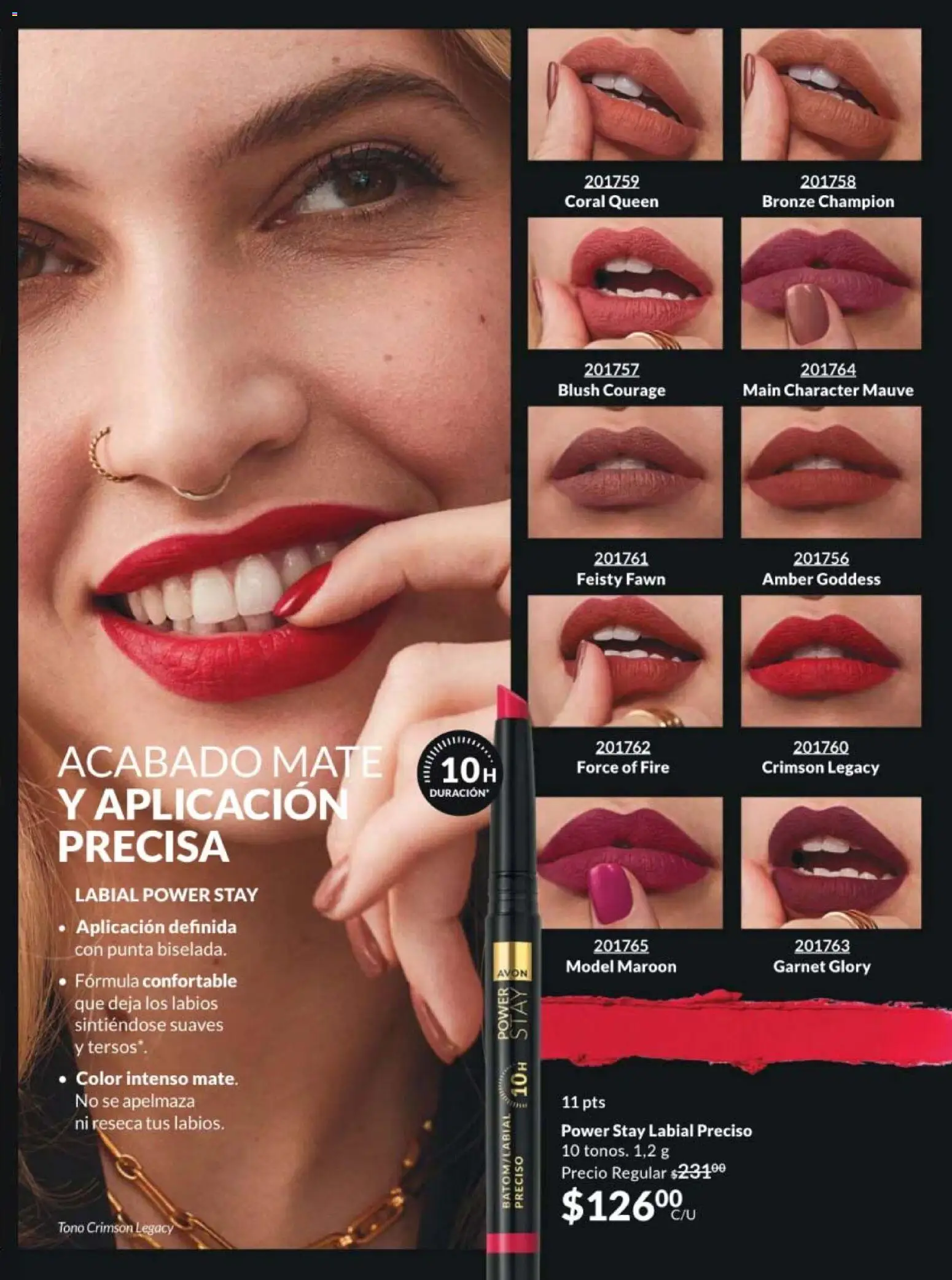 Nuevas ofertas de AVON válidas en toda la República Mexicana desde el 20/02/2026. ¡Encuentra las mejores ofertas en AVON campaña 4 2026! | Página: 33 | Productos: Mate