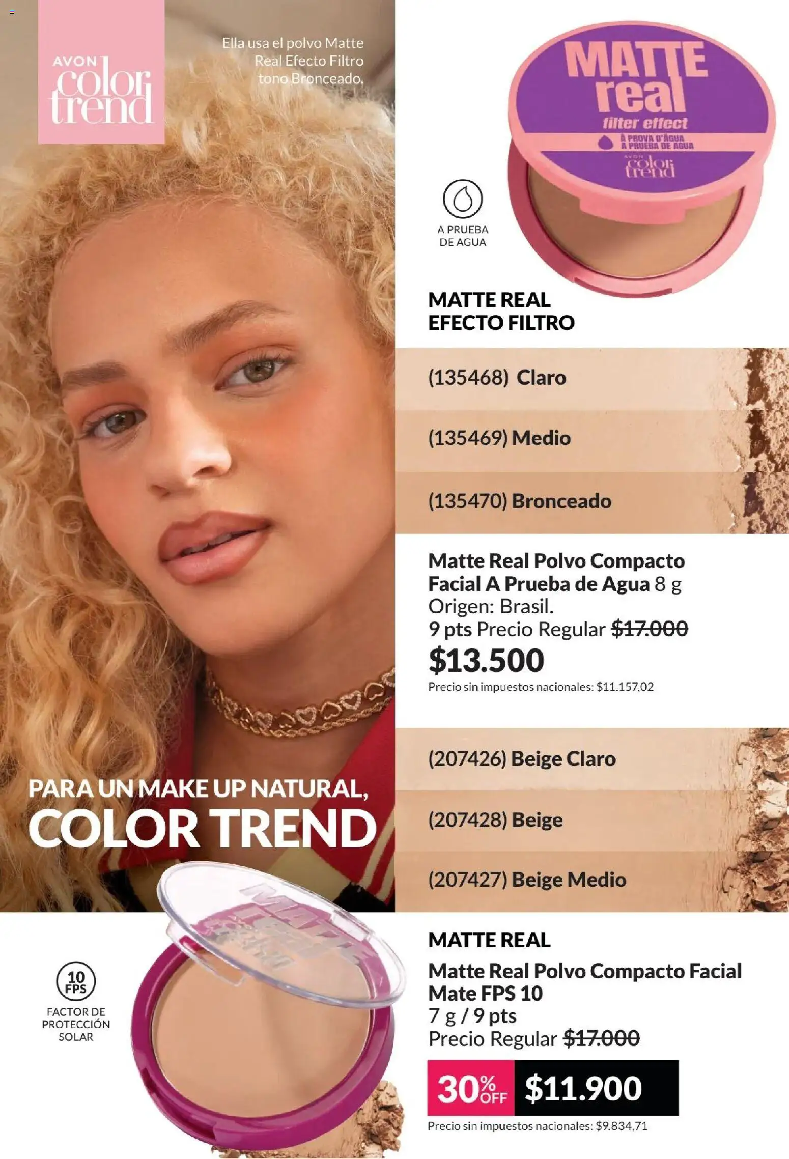 Avon -  Campaña 6/2026 │ válido desde el 01.06.2026 | Página: 58 | Productos: Mate, Polvo, Polvo compacto, Agua