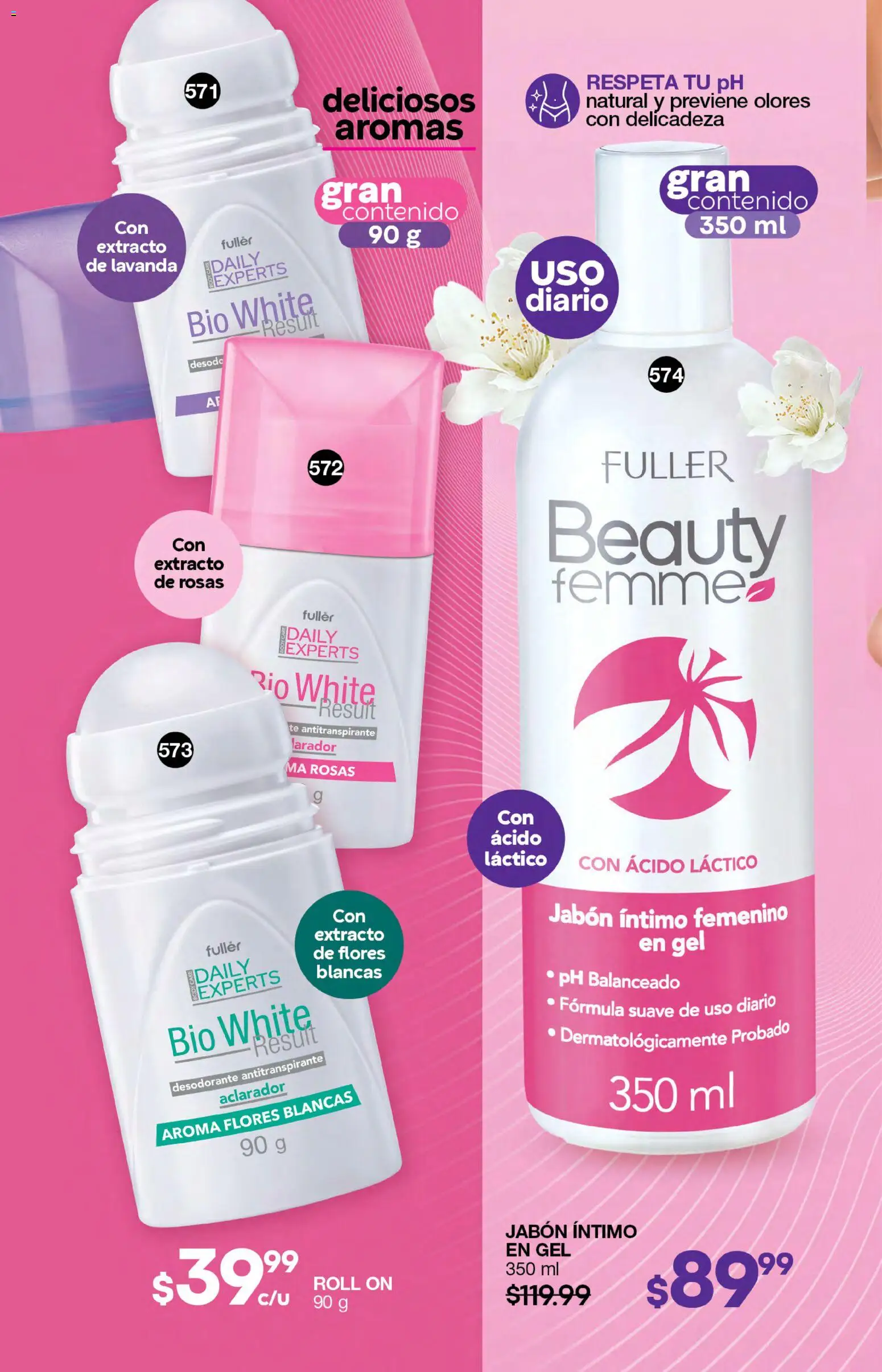 Nuevas ofertas de Fuller válidas en toda la República Mexicana desde el 05/08/2026. ¡Encuentra las mejores ofertas en Fuller campaña 9 2026! | Página: 146 | Productos: Antitranspirante, Body, Té, Jabón