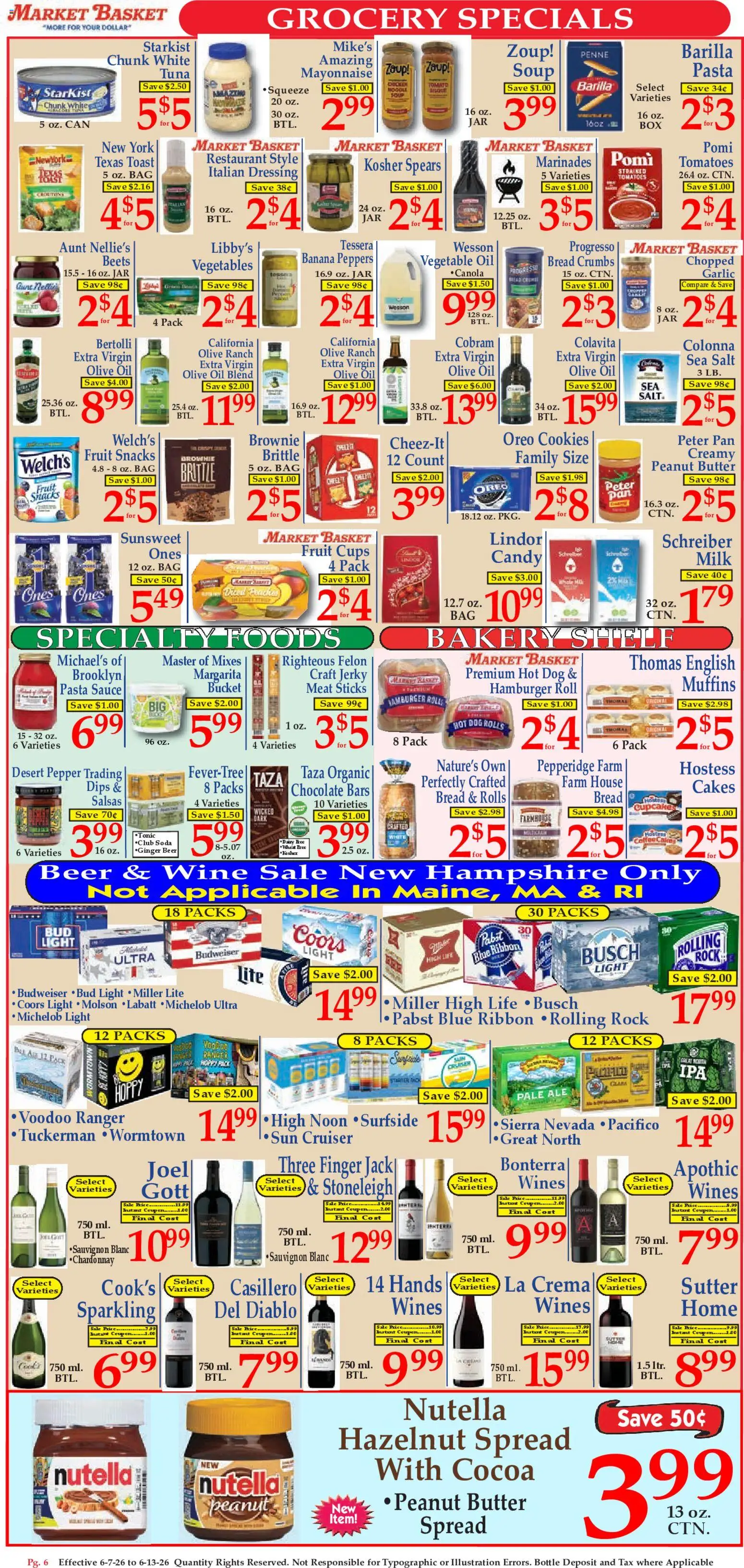 Market Basket Ad - valid from 07.06.2026 | Page: 6 | Products: Basket, Butter, Salt, Pepper