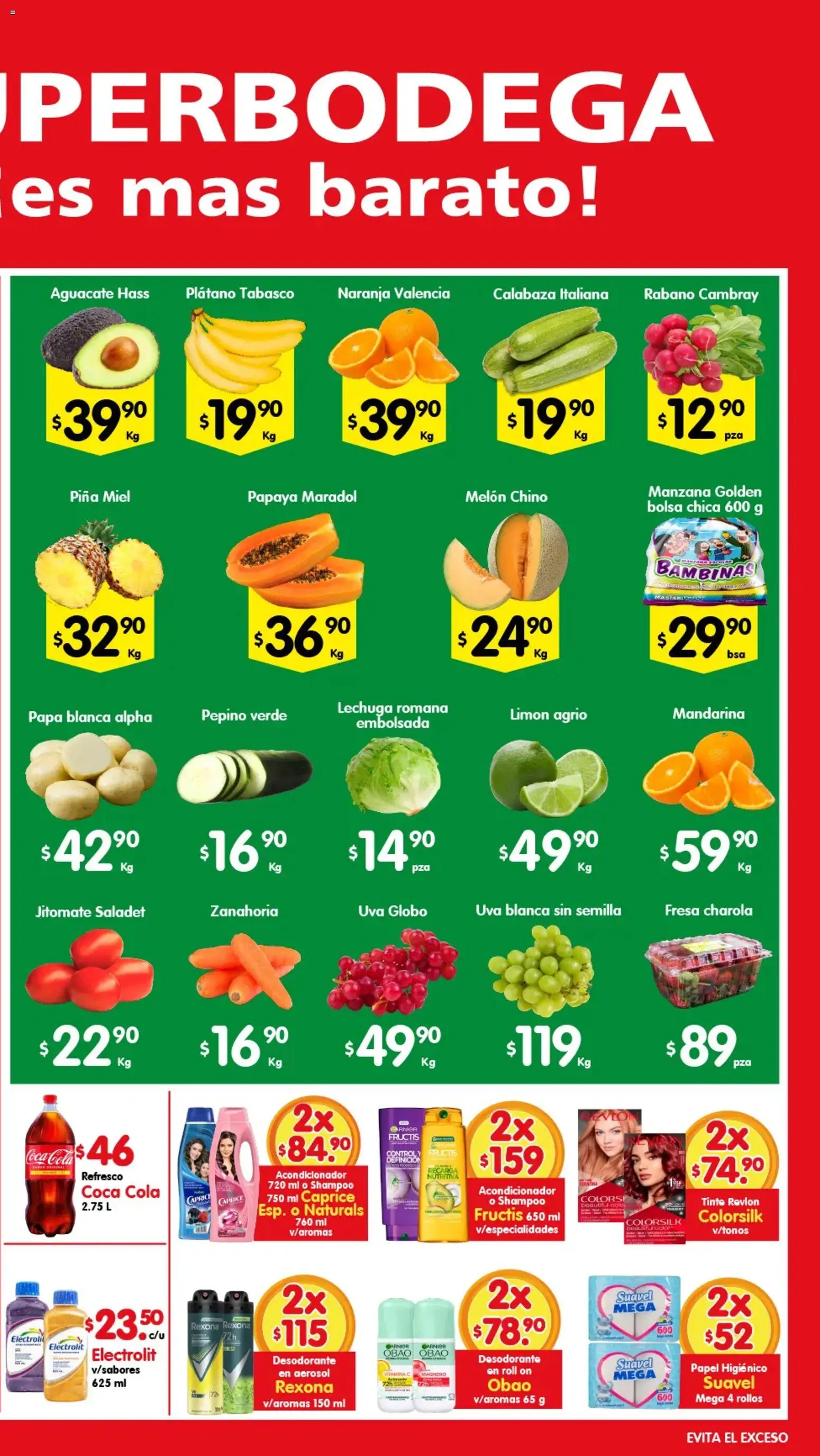 Nuevas ofertas de Arteli válidas en toda la República Mexicana desde el 15/09/2026. ¡Encuentra las mejores ofertas en Arteli folleto Aká Superbodegas! | Página: 2 | Productos: Fresa, Refresco, Aguacate, Acondicionador