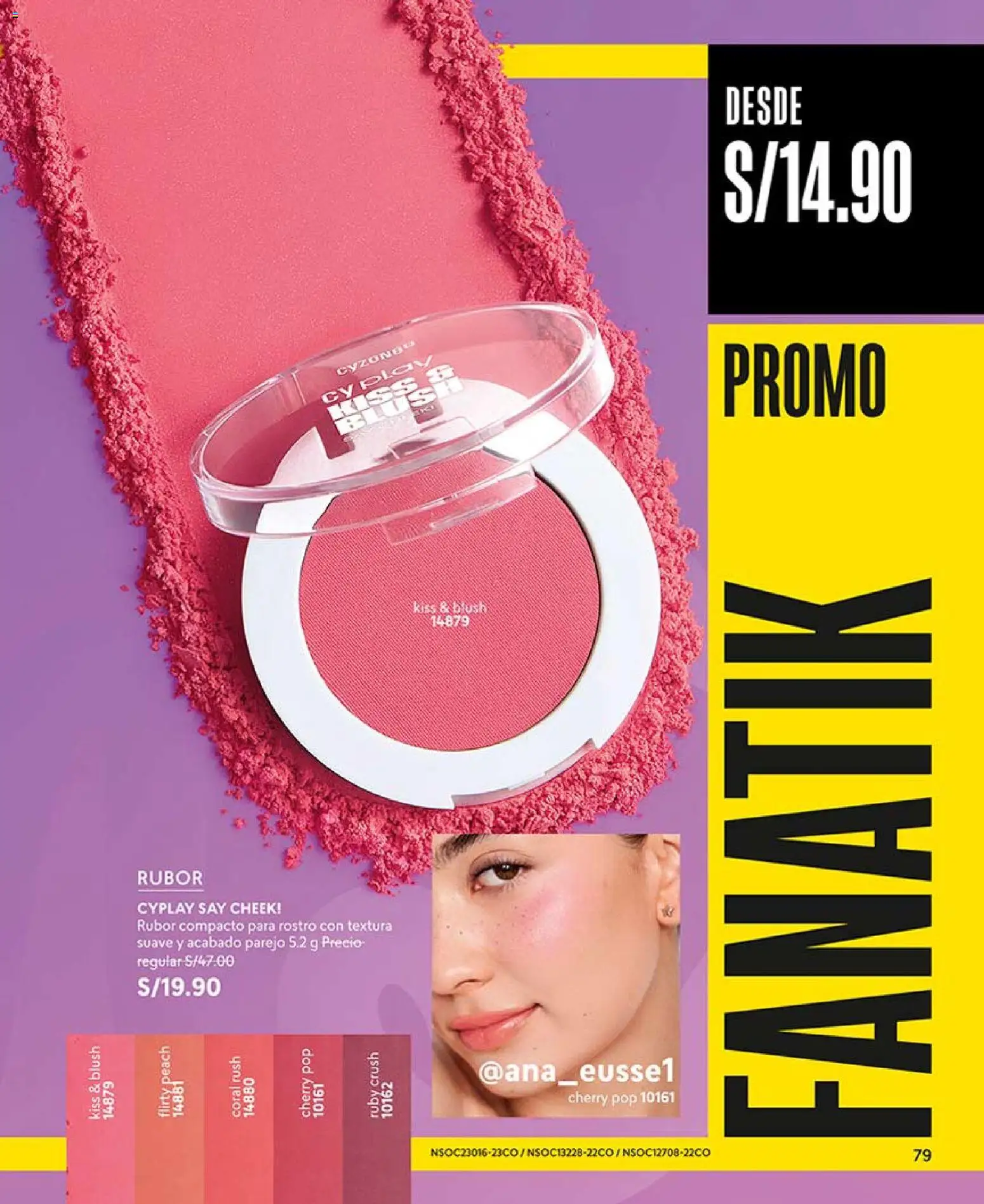 Catálogo CyZone válido desde 04.04.2026 | Página: 91 | Productos: Rubor