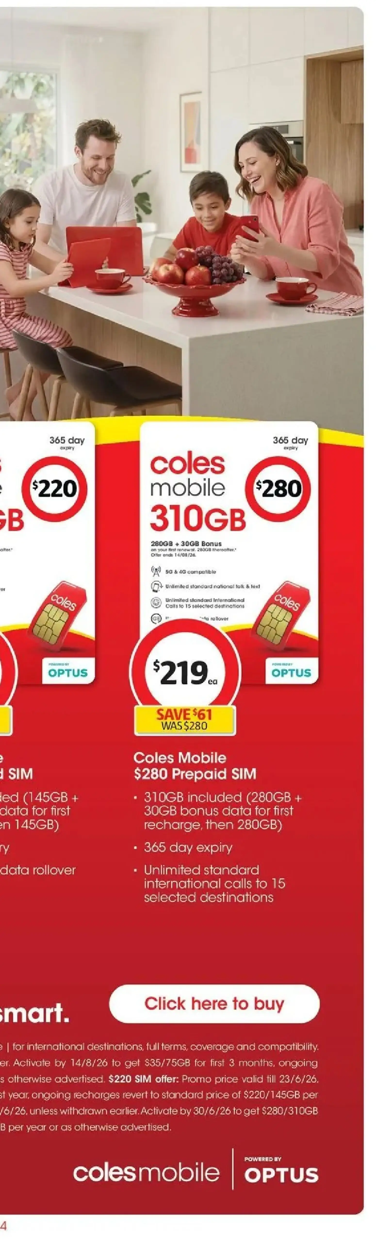 Coles catalogue - valid from 17.06.2026 | Page: 87 | Products: Mobile