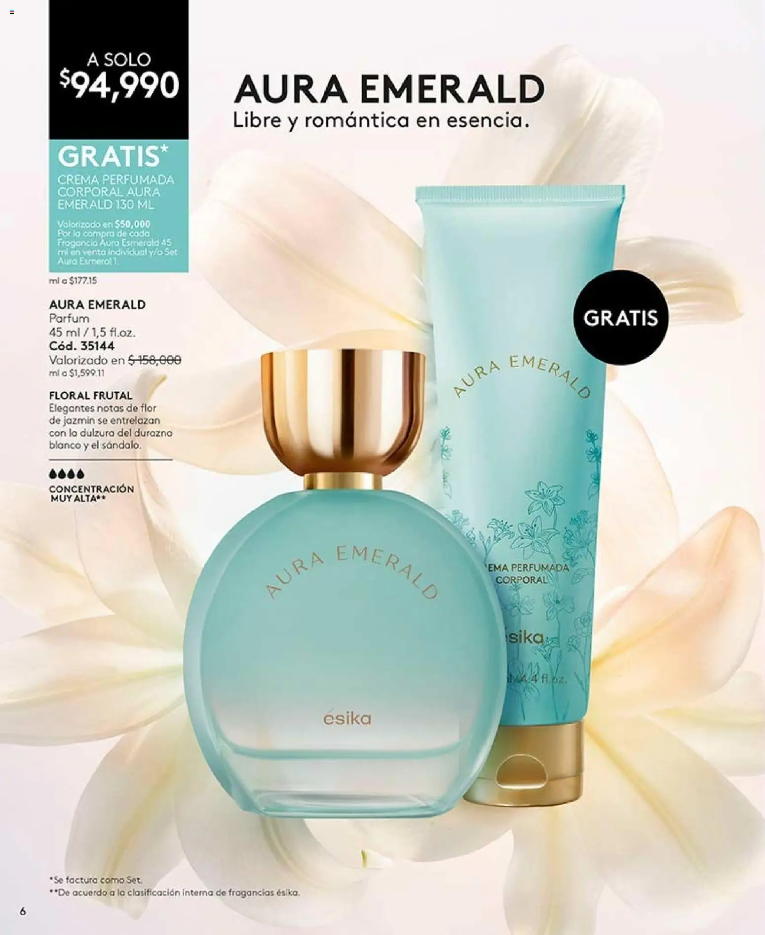 Ésika revista - valida desde el 07/08/2026 | Página: 6 | Productos: Crema, Dulzura, Individual, Durazno