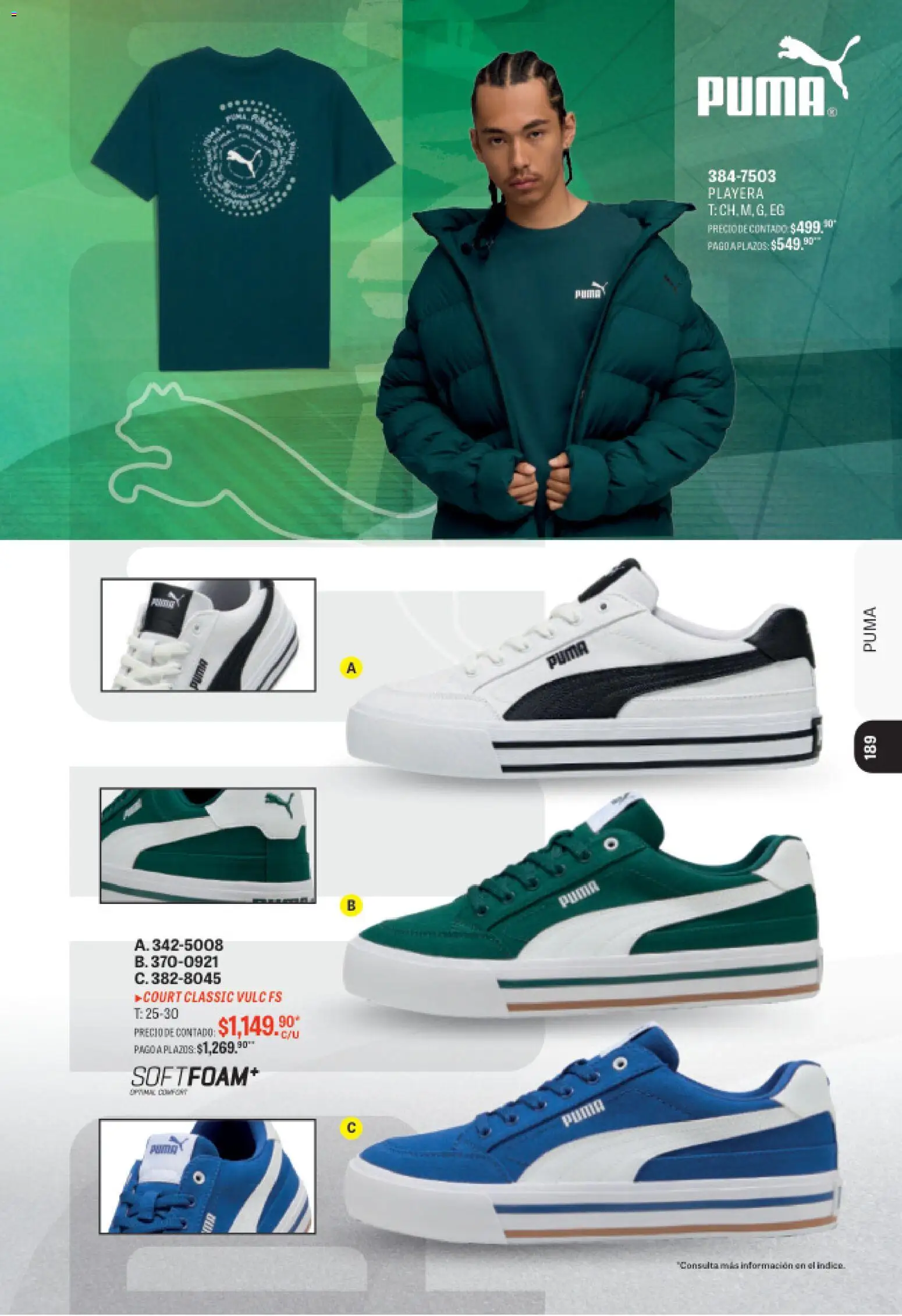 Nuevas ofertas de Andrea válidas en toda la República Mexicana desde el 09/08/2026. ¡Encuentra las mejores ofertas en Andrea catálogo Deportivo Completo! | Página: 189