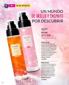 Vista previa Bagués - Catálogo válido desde el 27/07/2026 | Página: 4 | Productos: Body, Fragancia, Brillo, Glitter