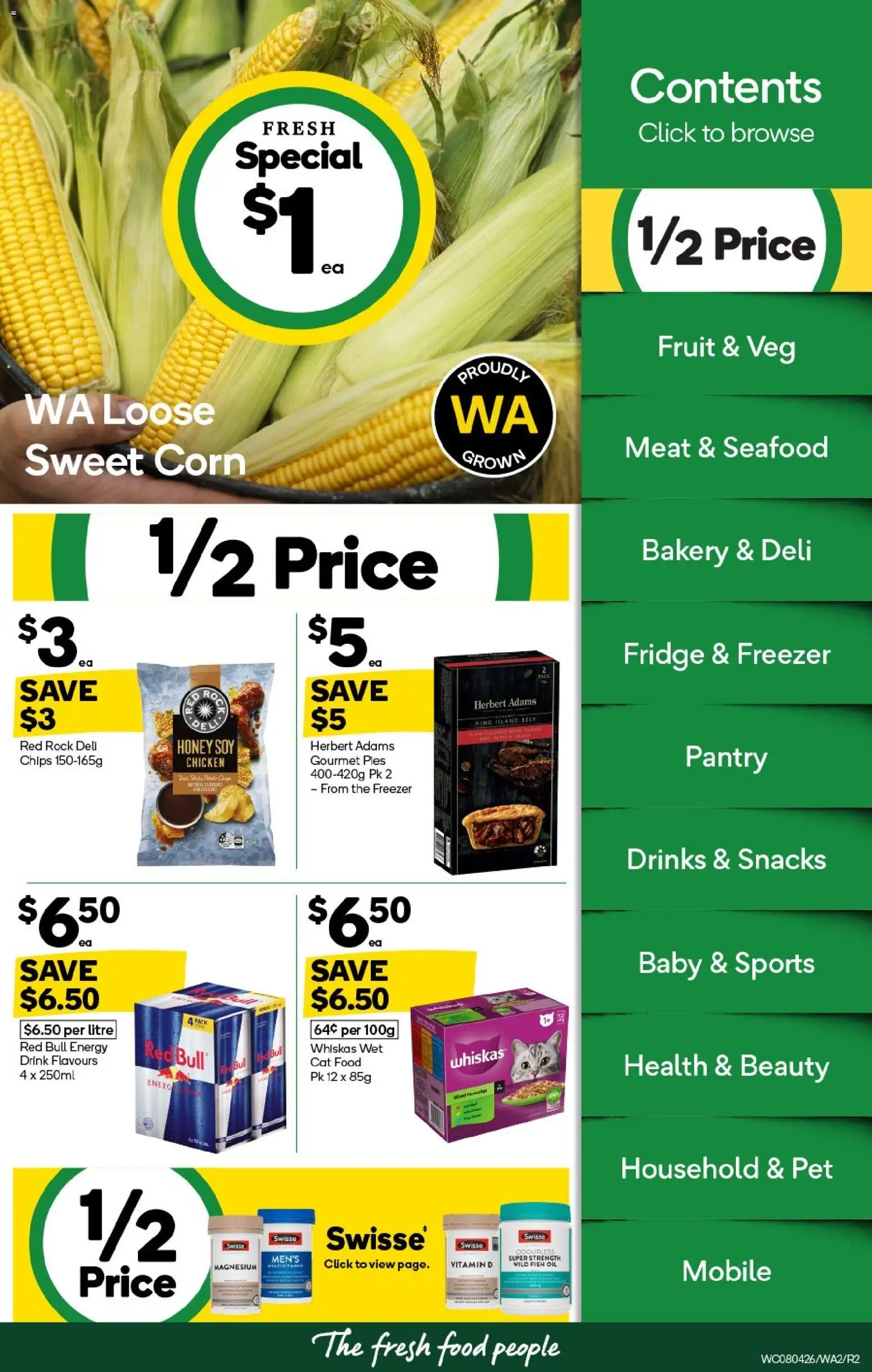 Woolworths catalogue - valid from 08.04.2026 | Page: 2 | Products: Household, Fish, Beef, Mobile