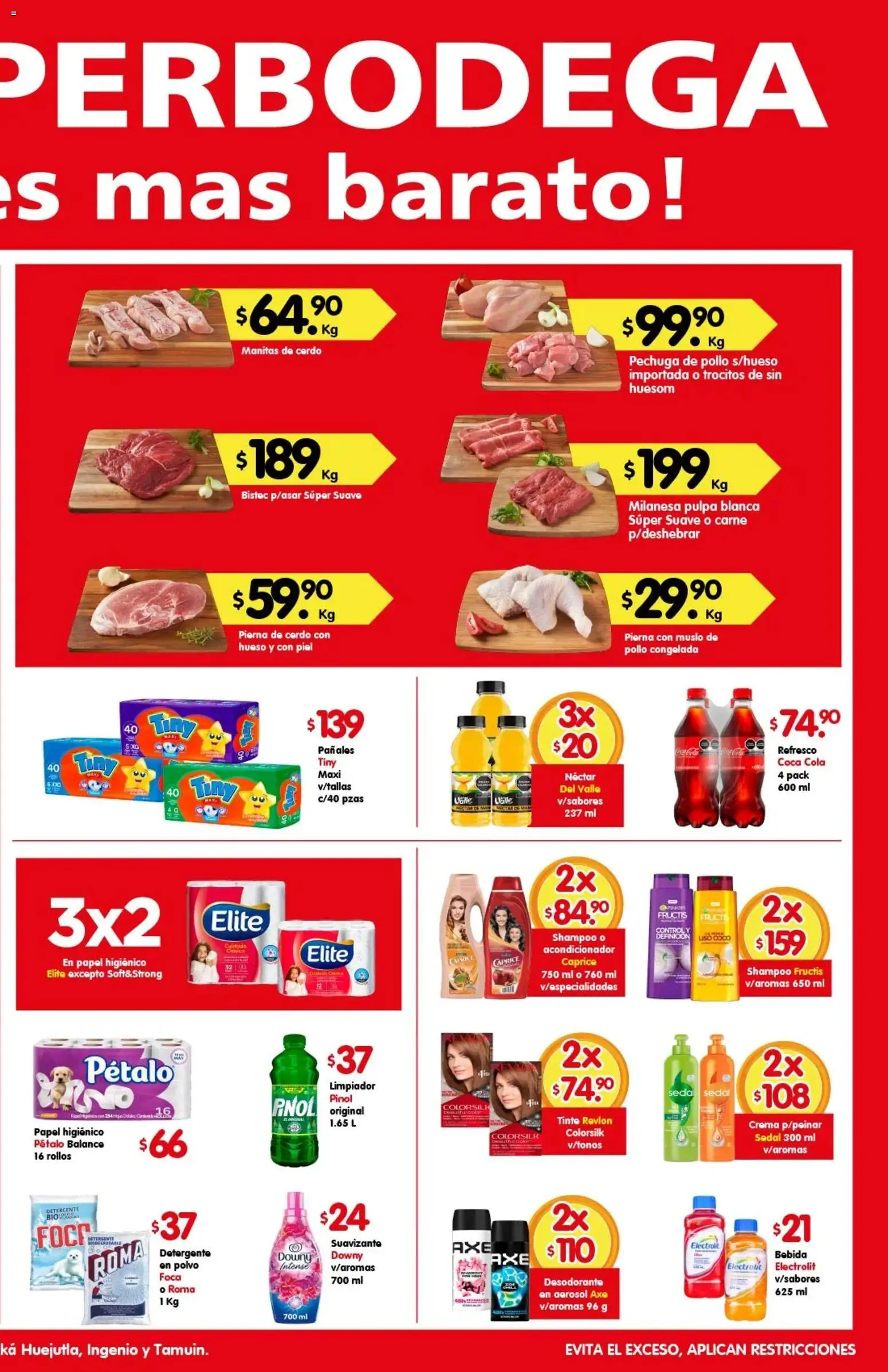 Nuevas ofertas de Arteli válidas en toda la República Mexicana desde el 11/09/2026. ¡Encuentra las mejores ofertas en Arteli folleto Aká Superbodegas Foraneas! | Página: 2 | Productos: Cerdo, Shampoo, Pierna de cerdo, Acondicionador