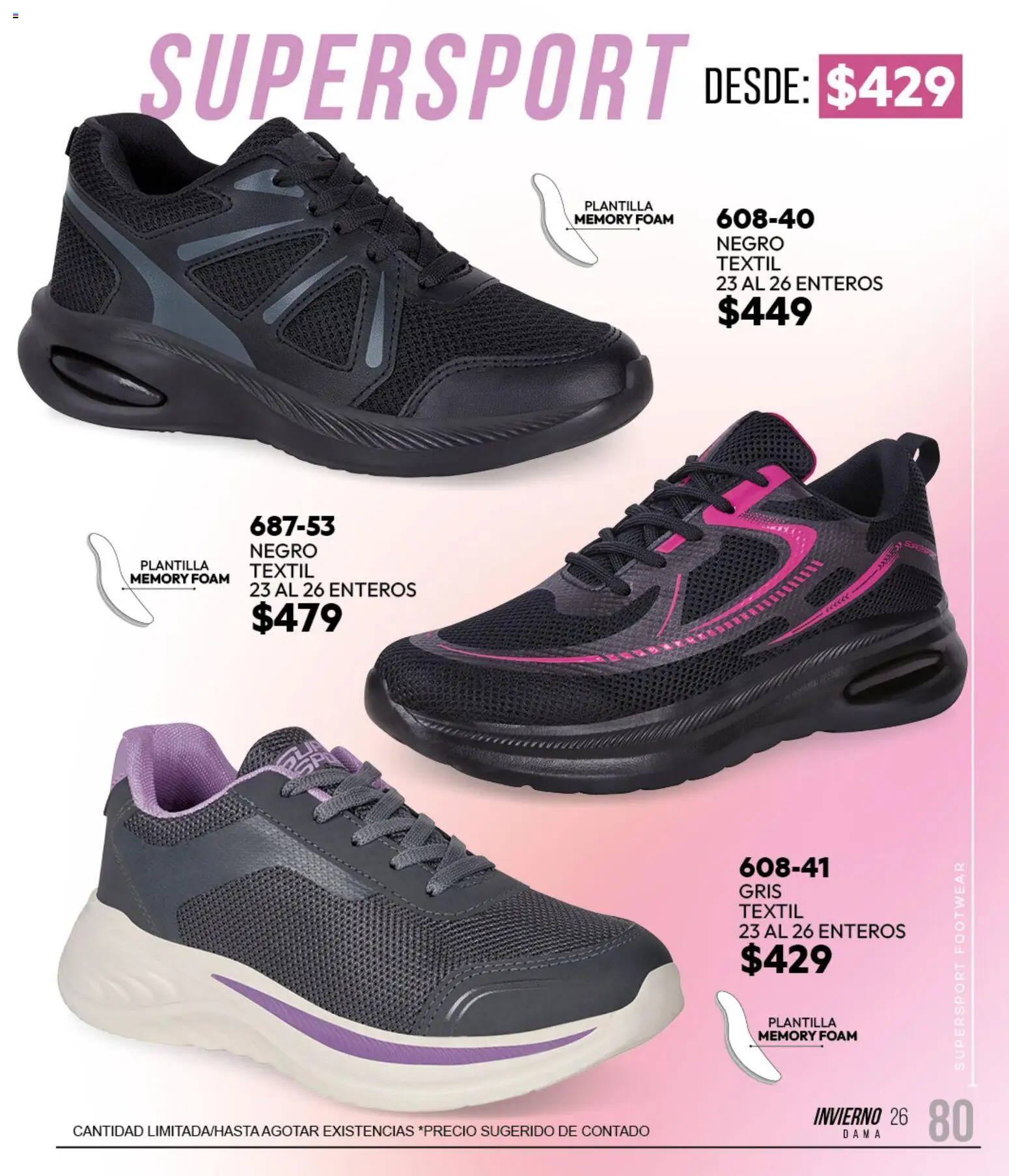 Nuevas ofertas de Cklass válidas en toda la República Mexicana desde el 11/09/2026. ¡Encuentra las mejores ofertas en Cklass catálogo Sportbrands Dama Invierno! | Página: 97