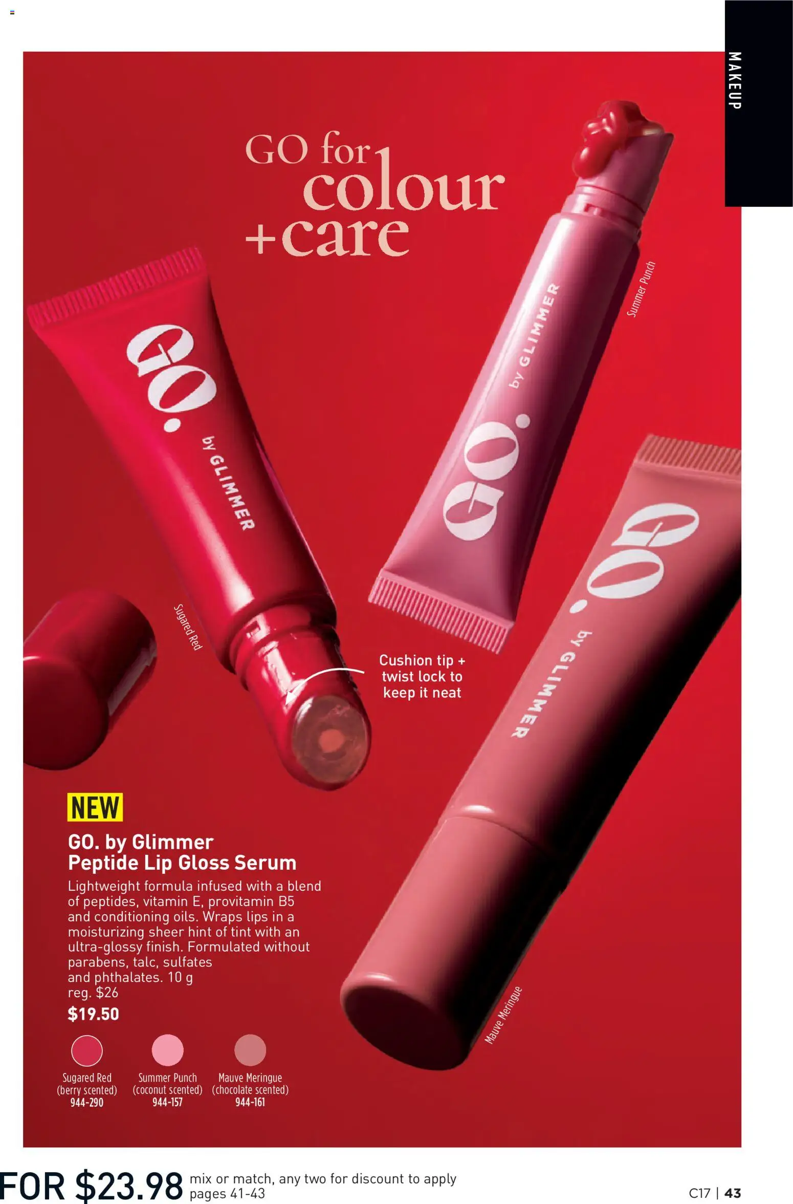 Avon flyer valid from Aug 13, 2026 | Page: 43 | Products: Coconut, Lip gloss, Chocolate