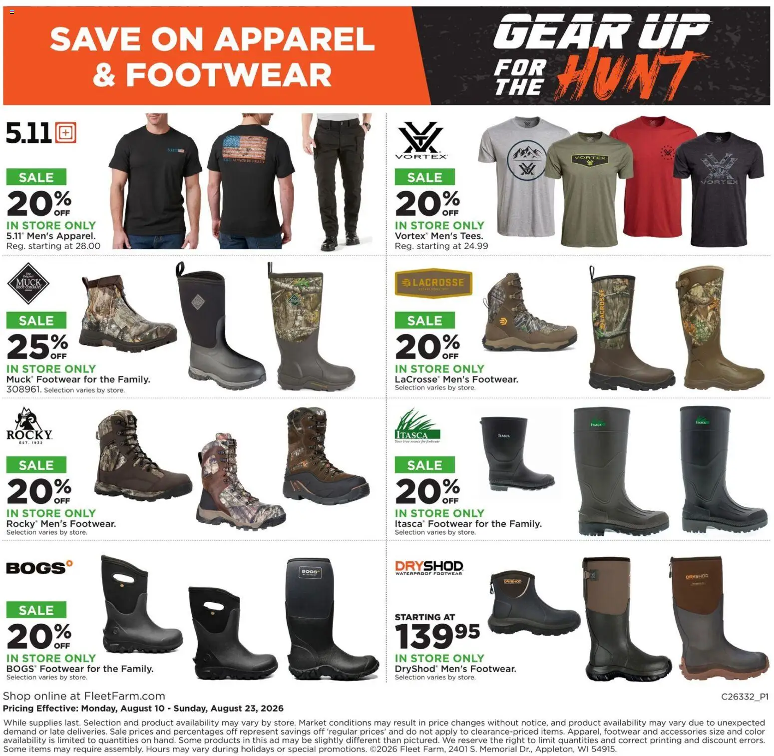 Mills Fleet Farm Ad - valid from 08/10/2026 | Page: 24