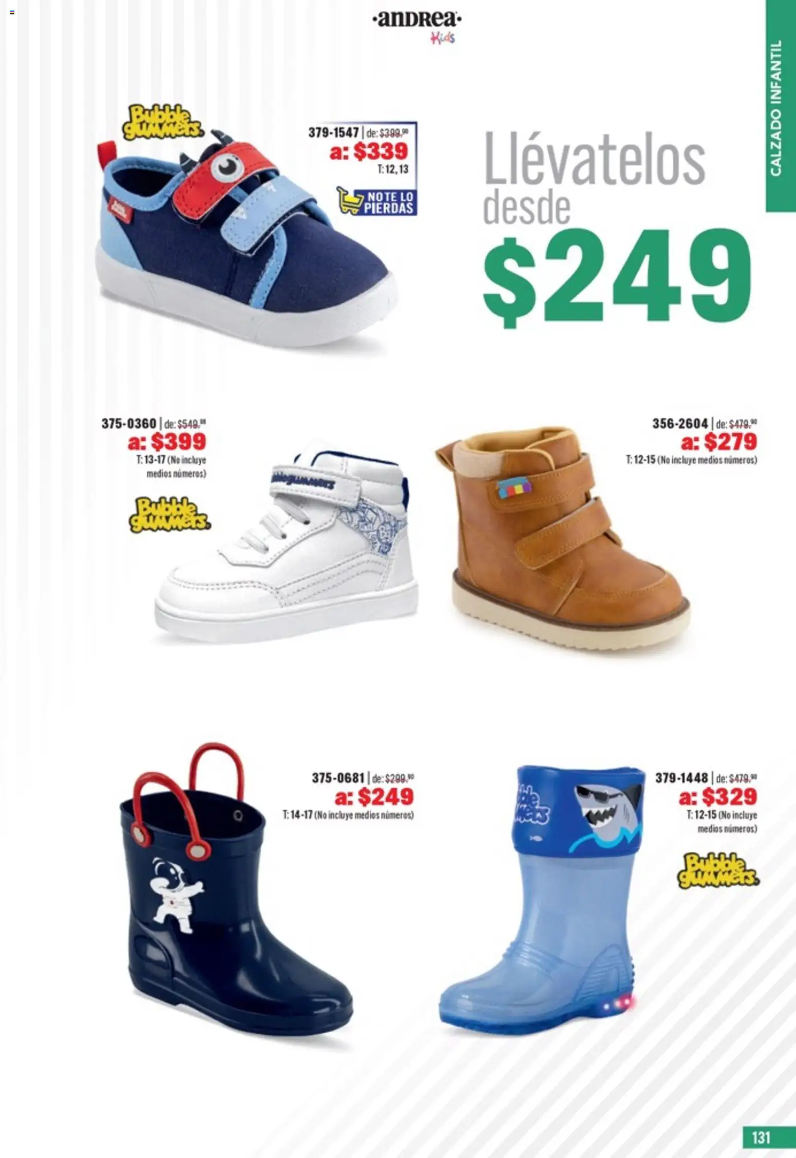 Nuevas ofertas de Andrea válidas en toda la República Mexicana desde el 05.04.2026. ¡Encuentra las mejores ofertas en Andrea catálogo Outlet! | Página: 131