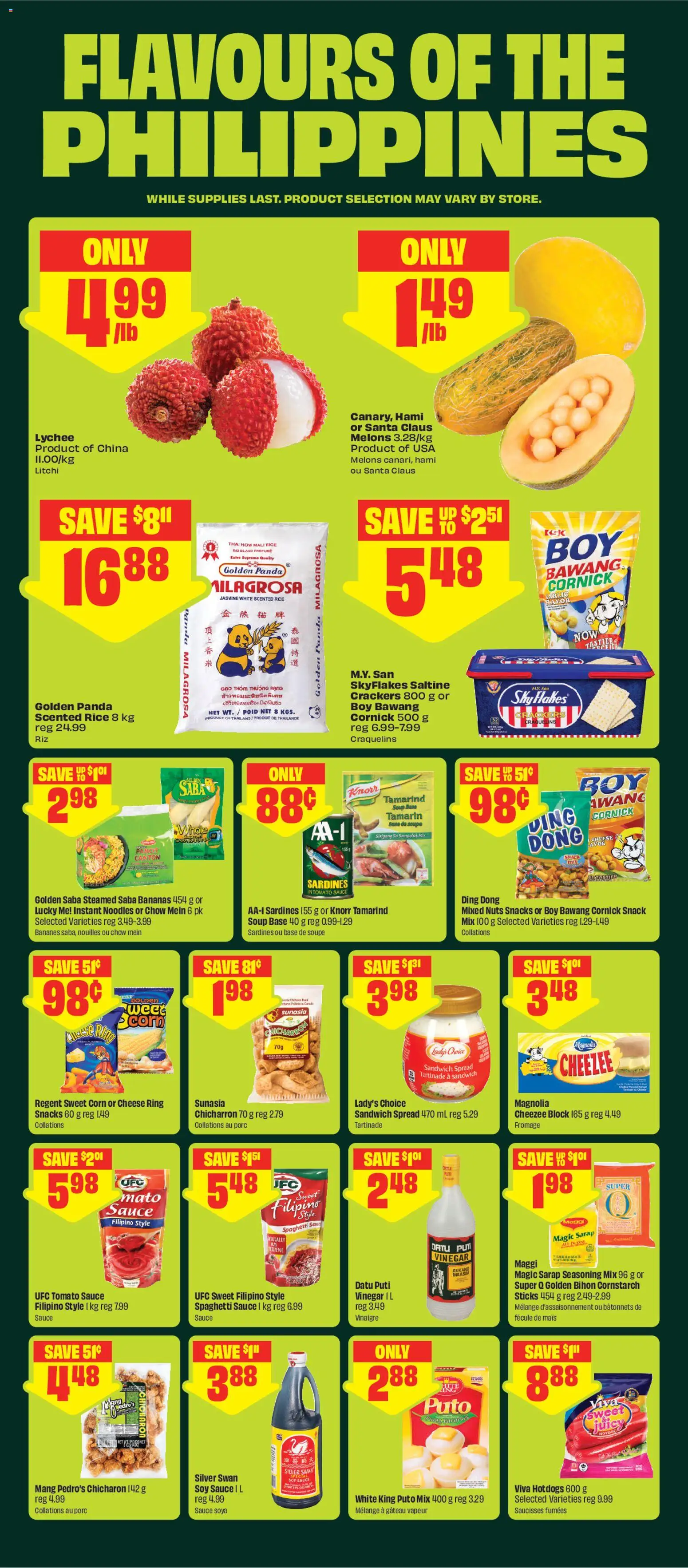 FreshCo flyer valid from 04.06.2026 | Page: 9 | Products: Rice, Noodles, Nuts, Cheese