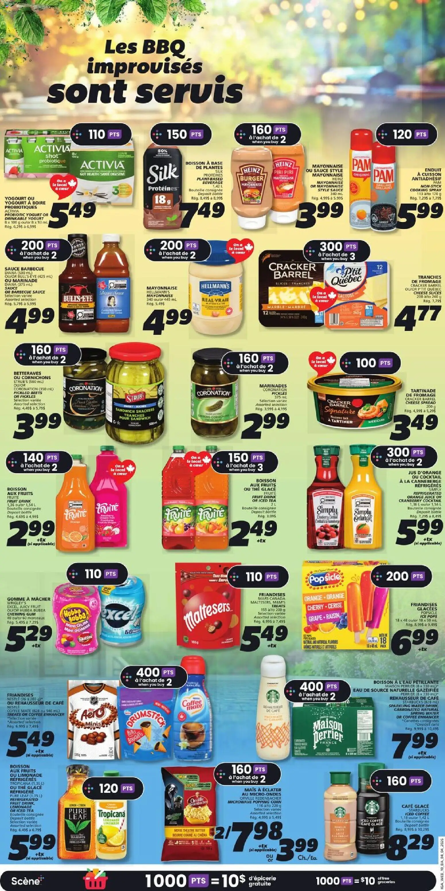 IGA flyer valid from 04.06.2026 | Page: 14 | Products: Tea, Butter, Cheese, Yogurt
