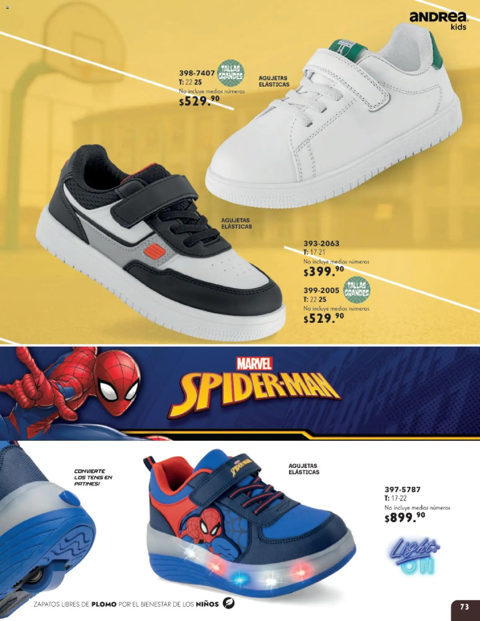 Nuevas ofertas de Andrea válidas en toda la República Mexicana desde el 23/08/2026. ¡Encuentra las mejores ofertas en Andrea catálogo Infantil! | Página: 73