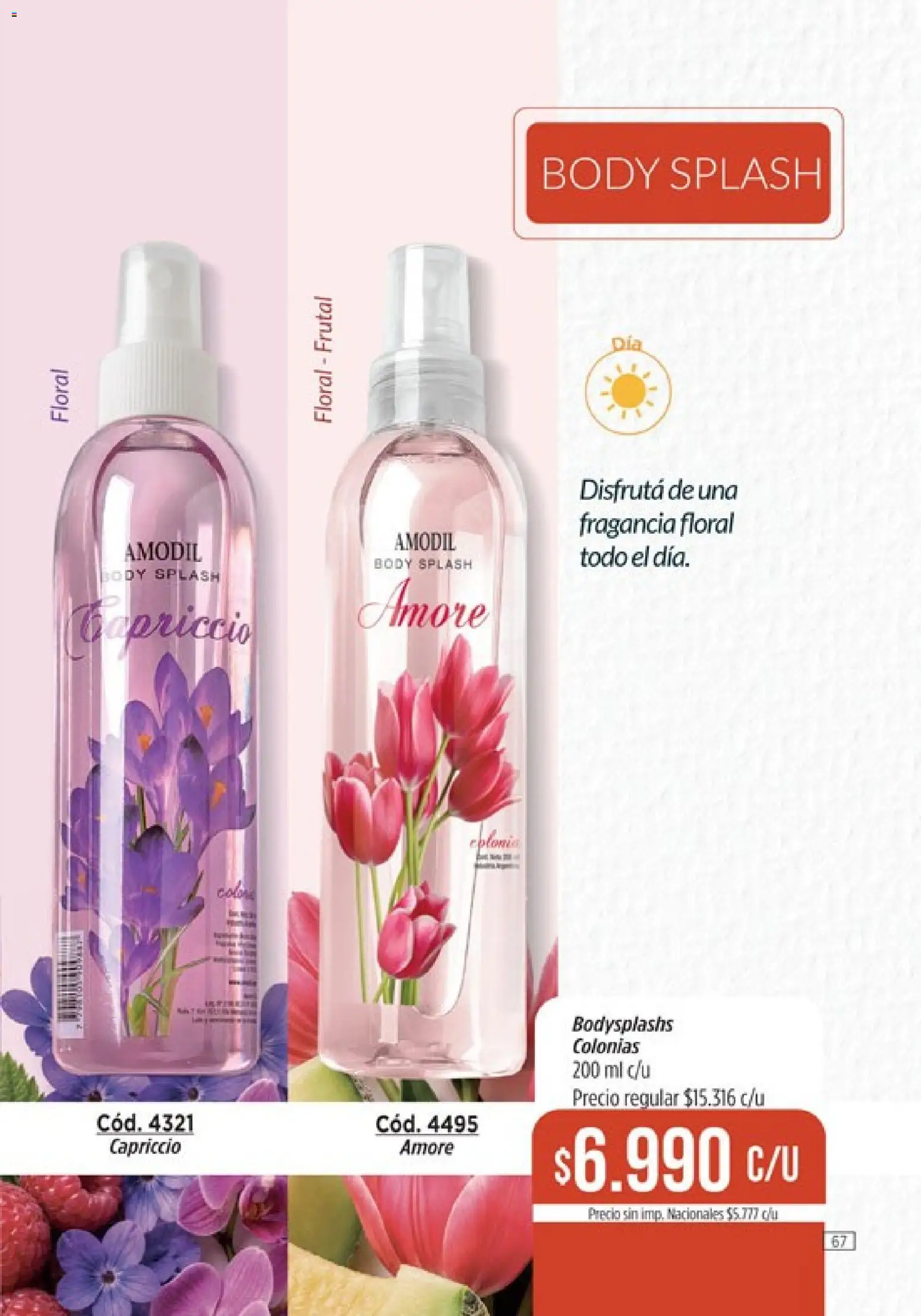 Catálogo Amodil Campaña 15 │ válido desde el 26/08/2026 | Página: 67 | Productos: Body, Fragancia