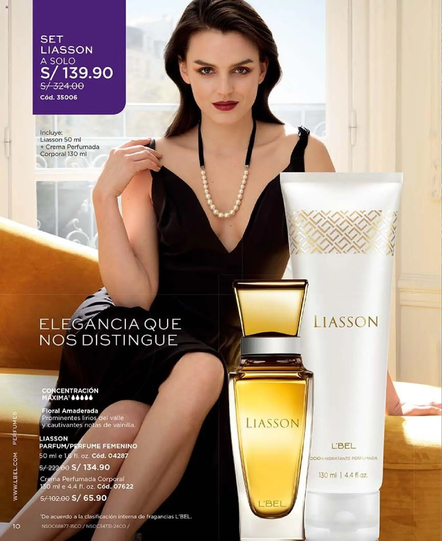 Catálogo L'Bel válido desde 03/10/2026 | Página: 10 | Productos: Perfumes, Crema