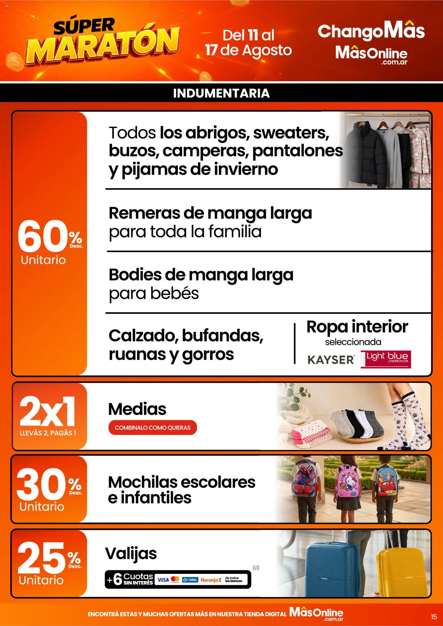Changomas ofertas │ válido desde el 11/08/2026 | Página: 15
