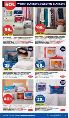 Preview of Spotlight catalogue  - valid from 29.04.2026 | Page: 7 | Products: Mattress, Pillow, Blanket