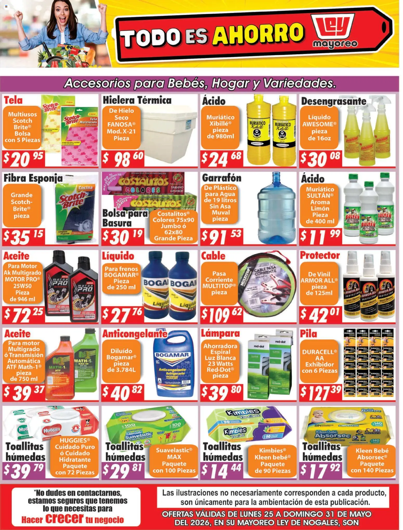 Nuevas ofertas de Casa Ley válidas en toda la República Mexicana desde el 25.05.2026. ¡Encuentra las mejores ofertas en Casa Ley folleto Nogales! | Página: 1