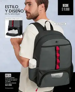 Catálogo CyZone Campaña 14 válido desde el 16.08.2026 | Página: 89 | Productos: Zapatillas, Mochila