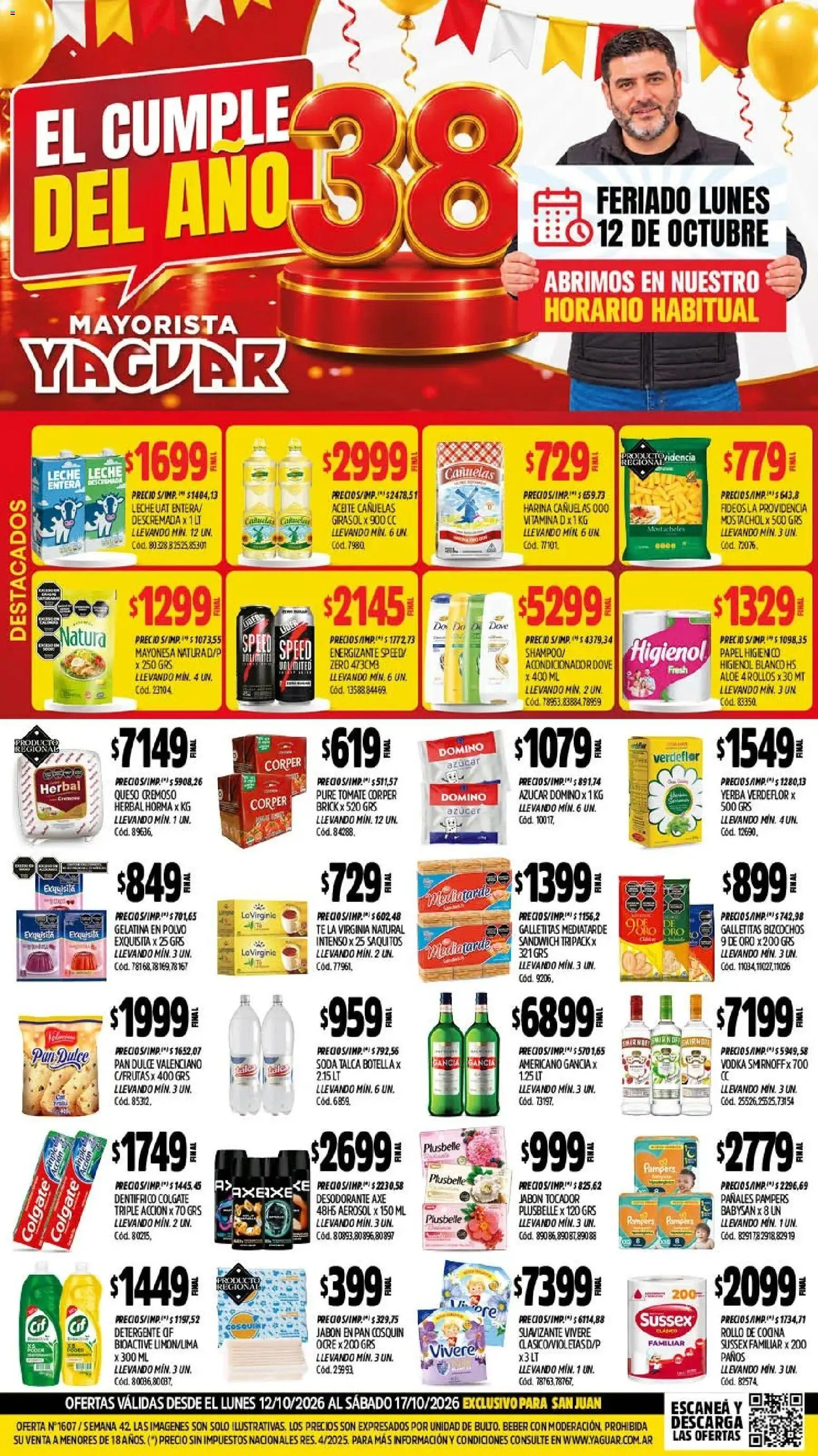 Yaguar - Oferta Semanal San Juan │ válido desde el 12/10/2026 | Página: 1