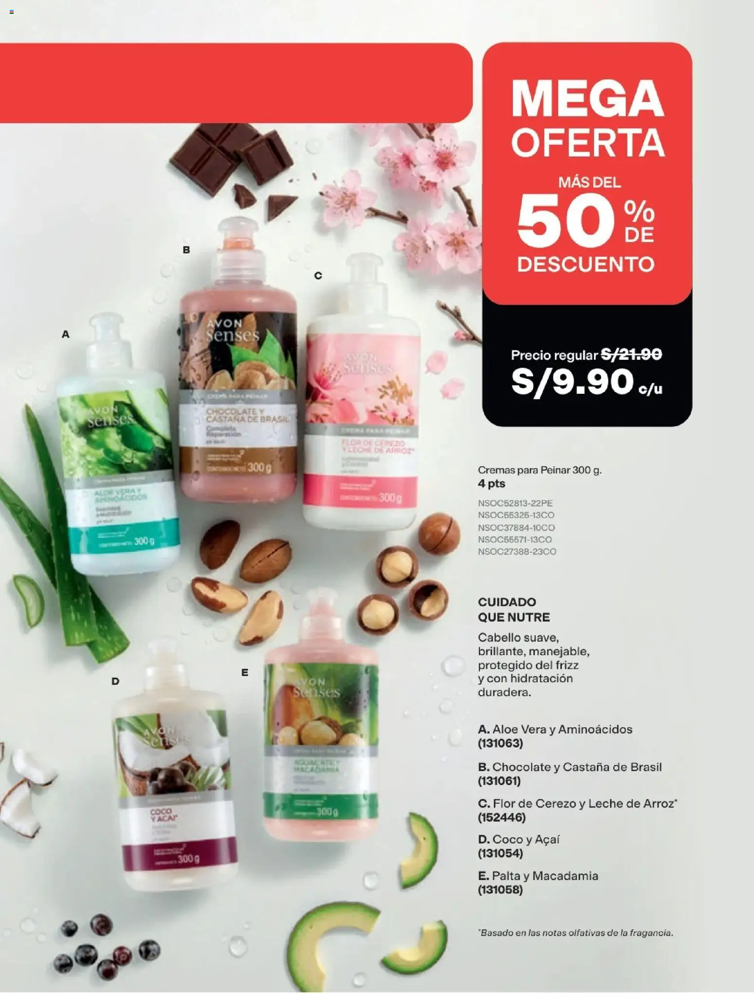 Catálogo Avon válido desde 15/09/2026 | Página: 170 | Productos: Chocolate, Arroz, Crema, Coco